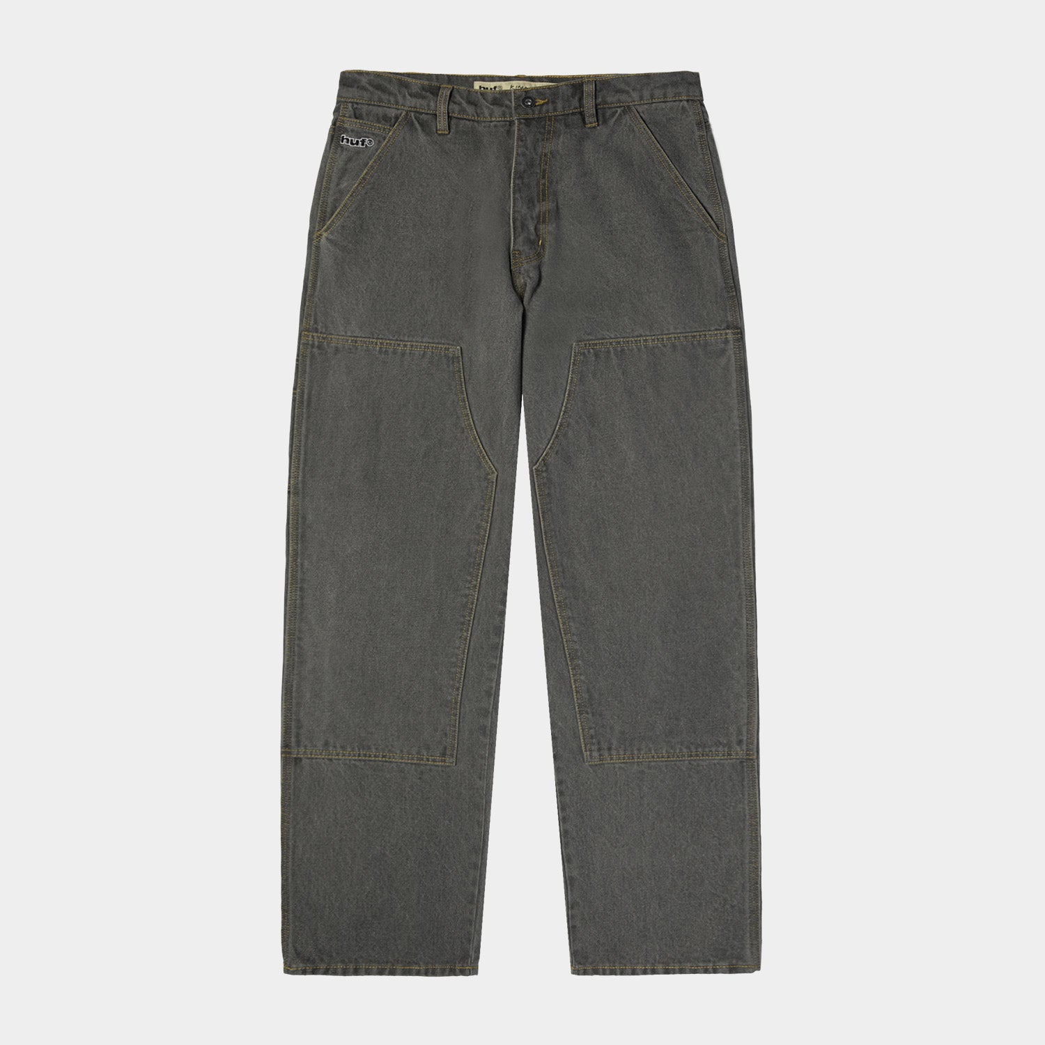 HUF (ハフ) Worldwide JP /PANTS(パンツ)/ KINDA LOOSE DOUBLE KNEES商品 / FROST GRAY