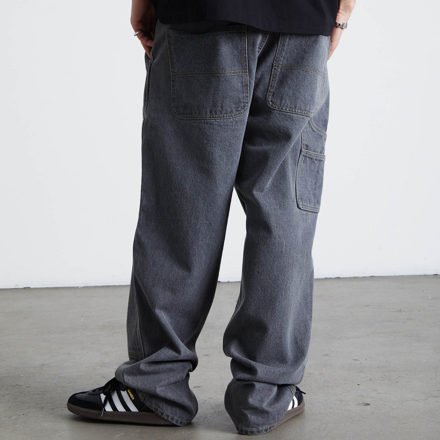 HUF (ハフ) Worldwide JP /PANTS(パンツ)/ KINDA LOOSE DOUBLE KNEES商品 / FROST GRAY