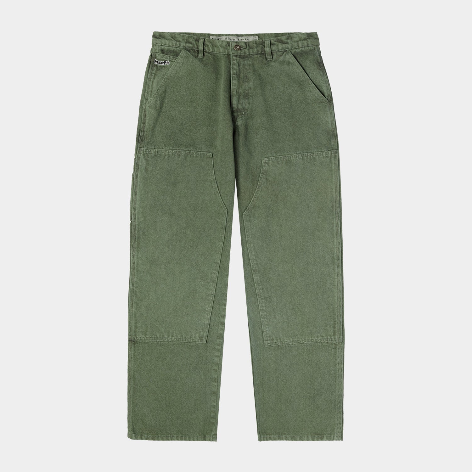 HUF (ハフ) Worldwide JP /PANTS(パンツ)/ KINDA LOOSE DOUBLE KNEES商品 / FROST GRAY
