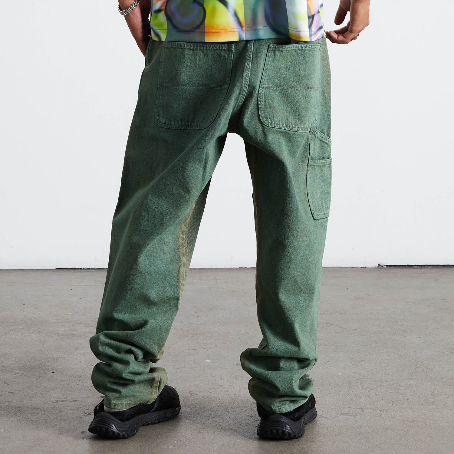 HUF (ハフ) Worldwide JP /PANTS(パンツ)/ KINDA LOOSE DOUBLE KNEES商品 / FROST GRAY