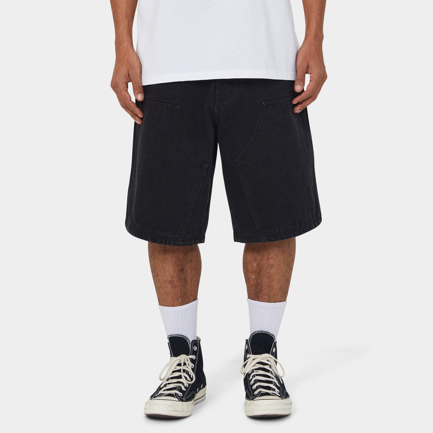 HUF (ハフ) Worldwide JP /SHORTS(ショーツ)/ KINDA LOOSE DOUBLE KNEE SHORT商品 / DIRTY WASH