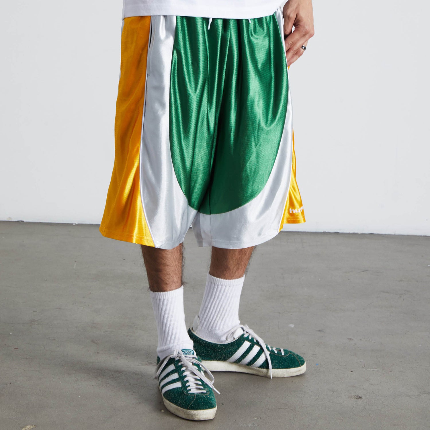 HUF (ハフ) Worldwide JP /SHORTS(ショーツ)/ BRADLEY BASKETBALL SHORT商品 / ACID GREEN