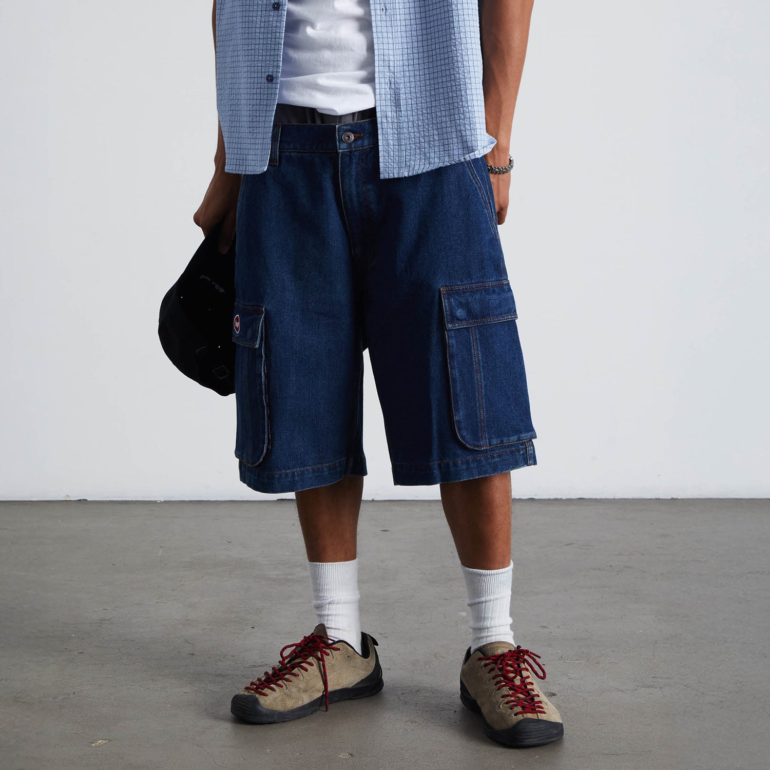 HUF (ハフ) Worldwide JP /SHORTS(ショーツ)/ OVAL DENIM CARGO SHORT商品 / INDIGO