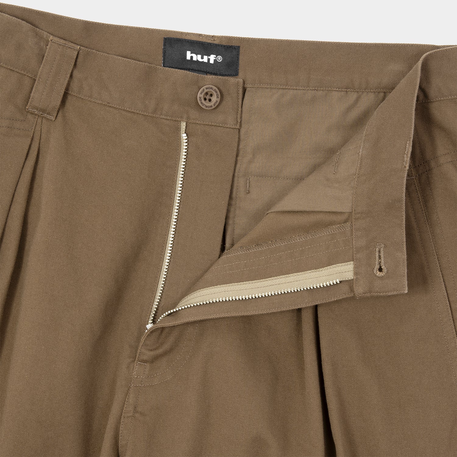 HUF (ハフ) Worldwide JP /PANTS(パンツ)/ HUF TWO TUCK TROUSER商品 / CHARCOAL GREY