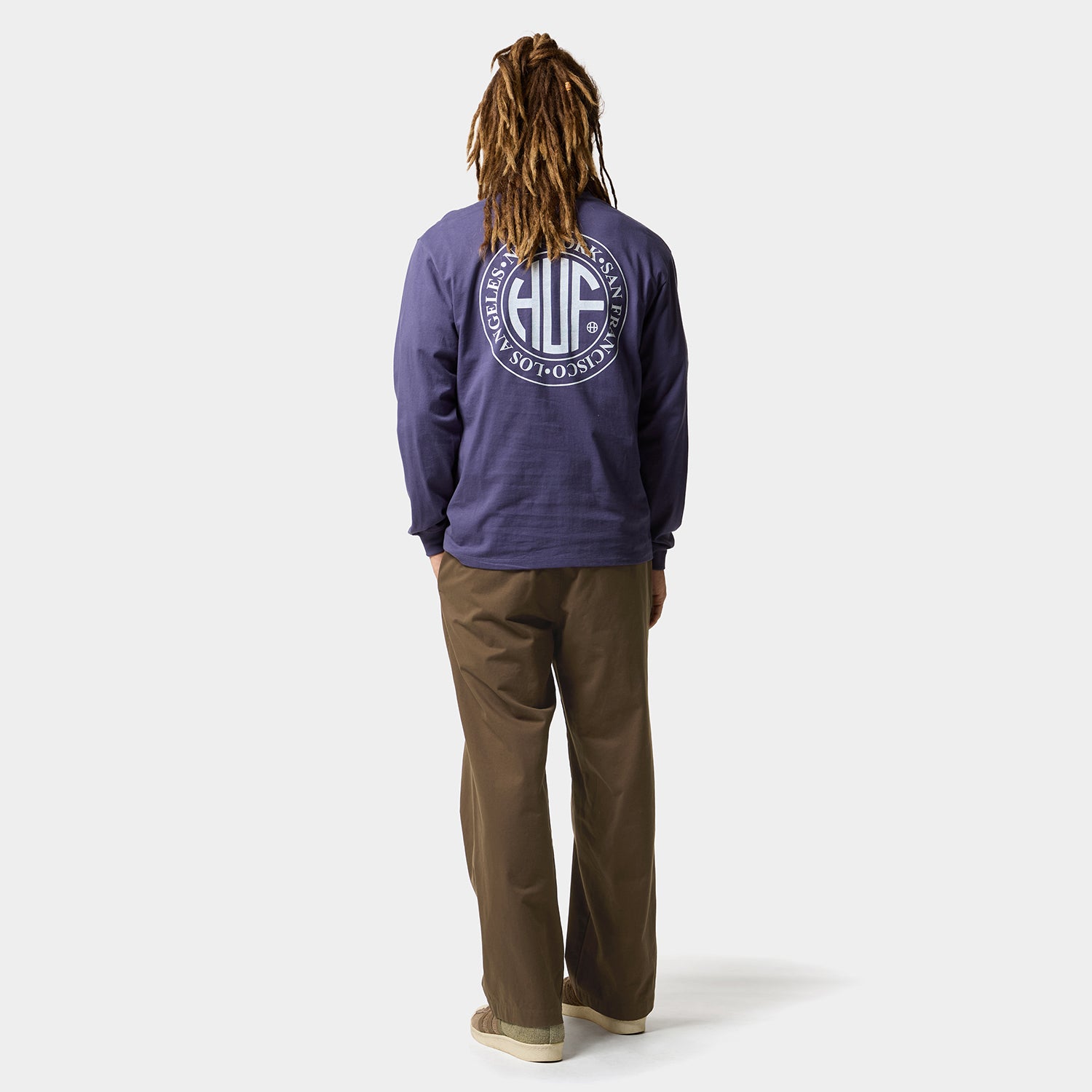 HUF (ハフ) Worldwide JP /PANTS(パンツ)/ HUF TWO TUCK TROUSER商品 / CHARCOAL GREY