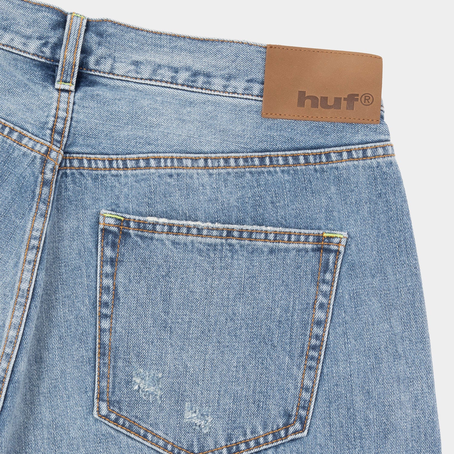 HUF (ハフ) Worldwide JP /PANTS(パンツ)/ EXPRESSION REPAIR DENIM PANT商品 / WASHED BLACK