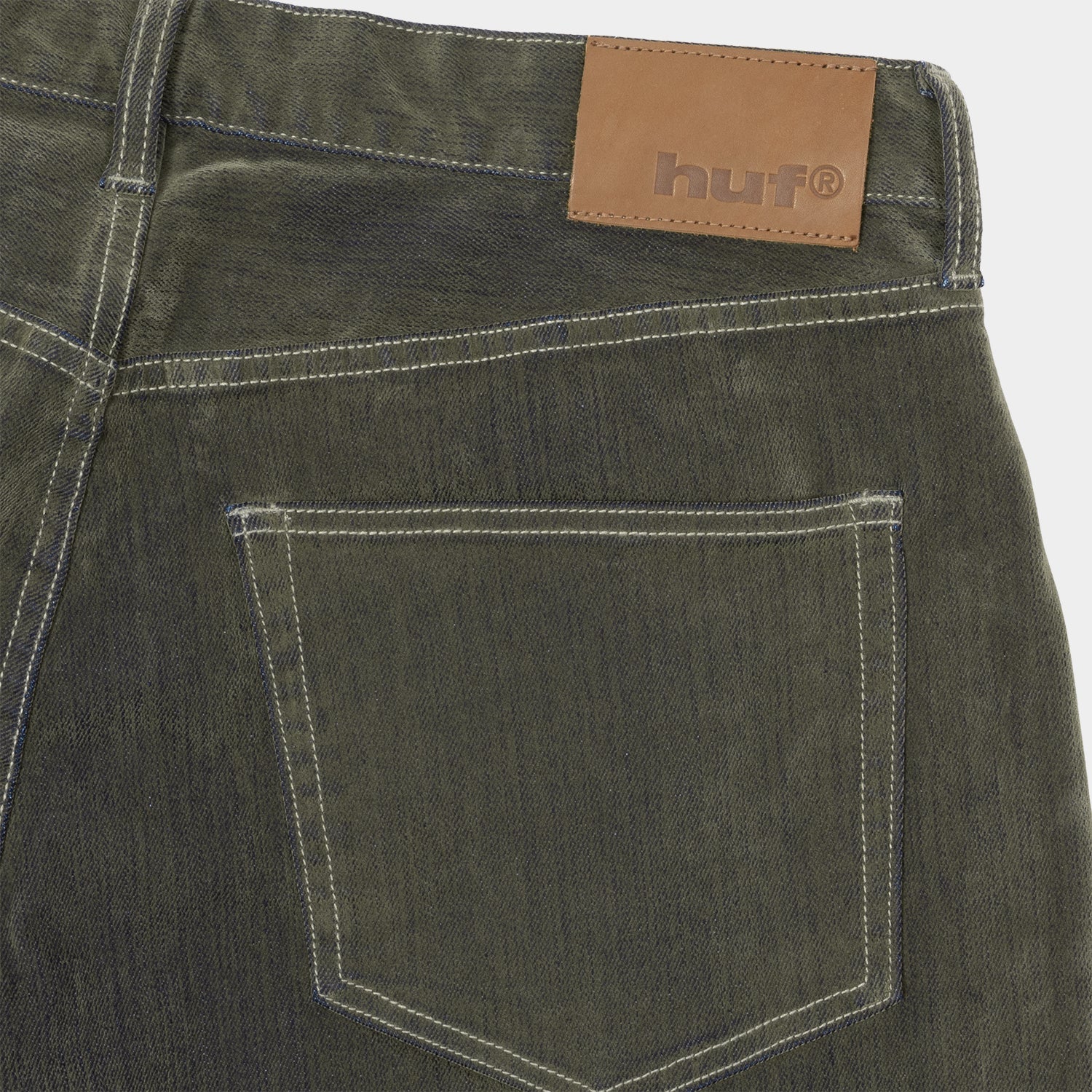 HUF (ハフ) Worldwide JP /PANTS(パンツ)/ HUF eightynine FLOCKED PANT商品 / OLIVE