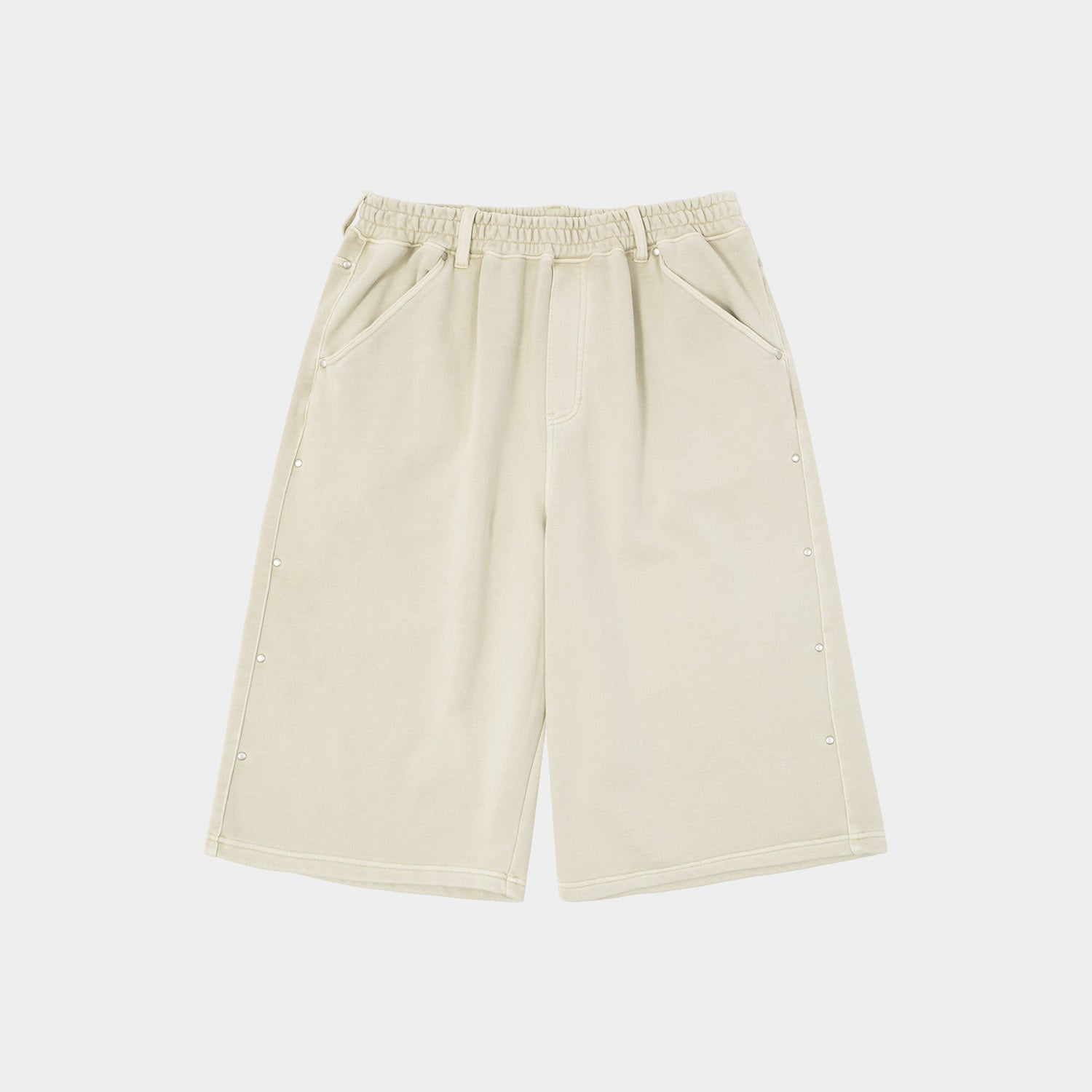 HUF (ハフ) Worldwide JP /SHORTS(ショーツ)/ STUDDED 3/4 FLEECE PANT商品 / BLACK