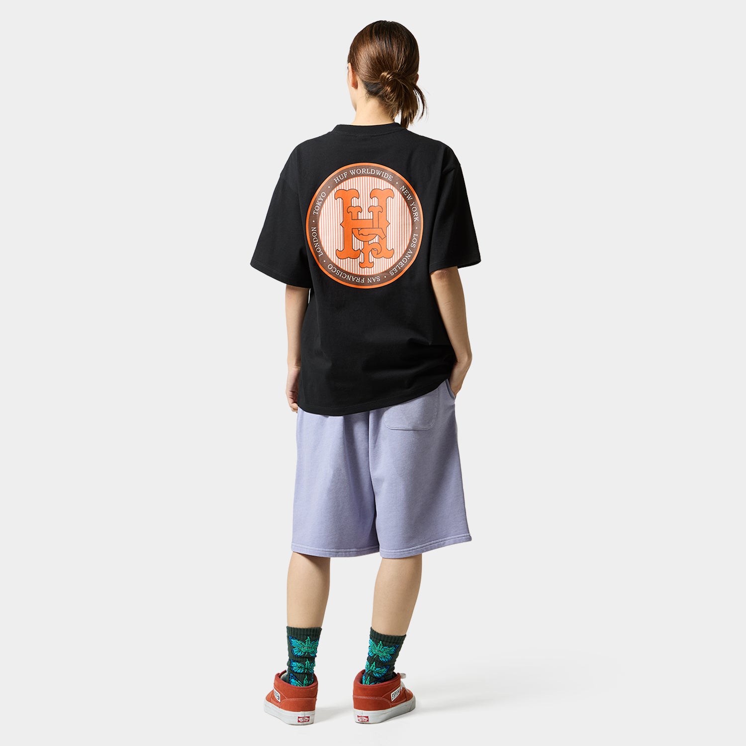 HUF (ハフ) Worldwide JP /SHORTS(ショーツ)/ huf eightynine WASHED FLEECE SHORT商品 / COFFEE