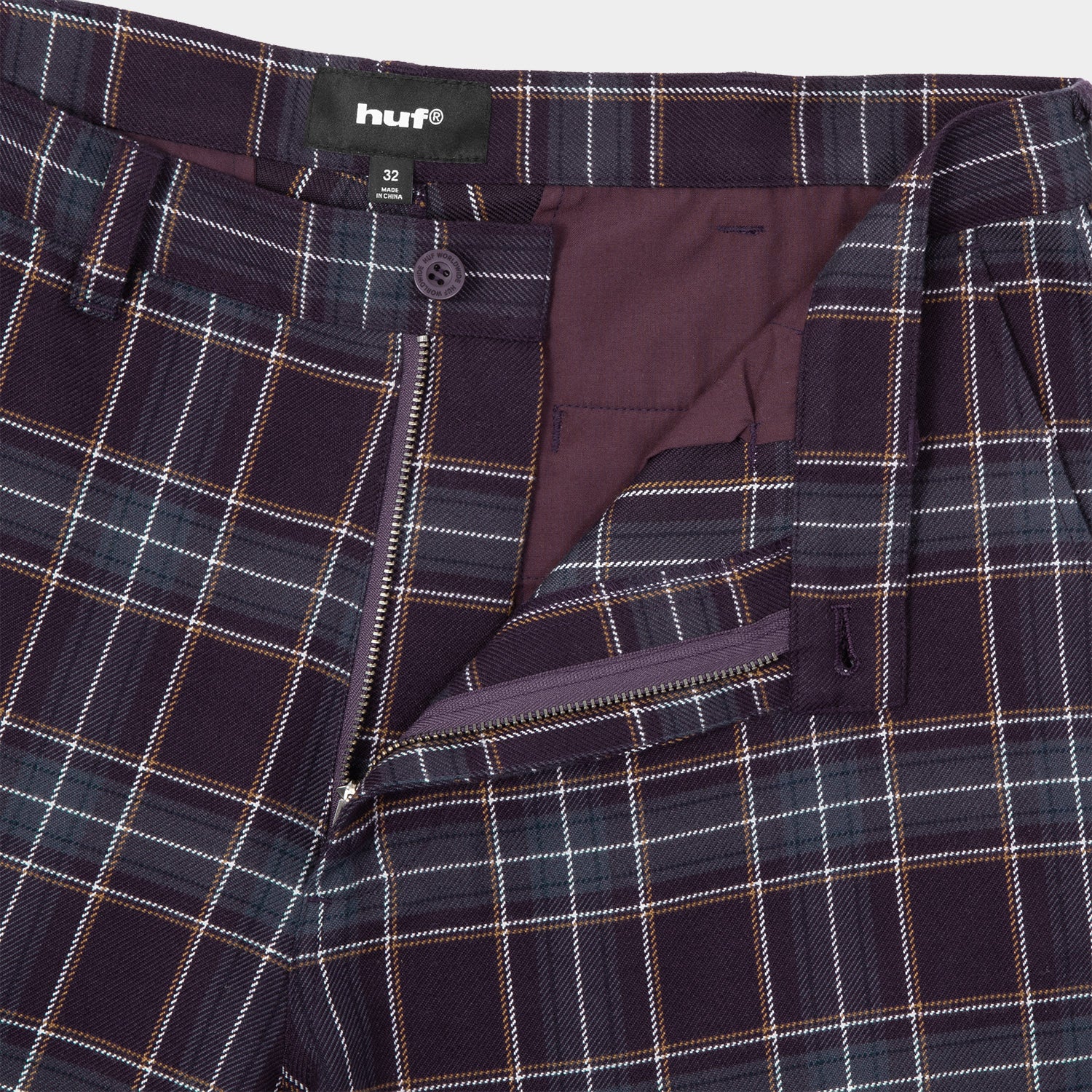 HUF (ハフ) Worldwide JP /PANTS(パンツ)/ CHECKMAN PANT商品 / PURPLE