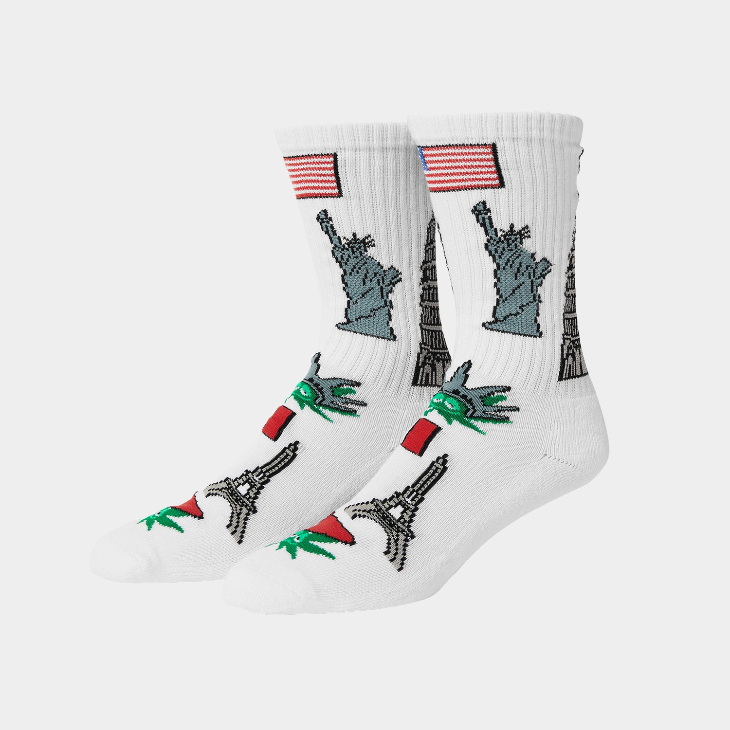 HUF (ハフ) Worldwide JP /SOCKS(ソックス)/ GREEN BUDDY TOURIST SOCKS商品 / BLACK