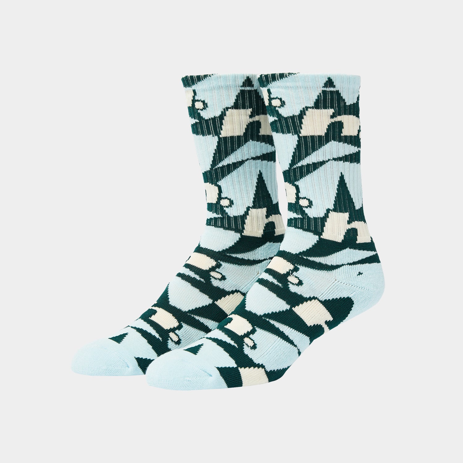 HUF (ハフ) Worldwide JP /SOCKS(ソックス)/ H STAR REPEAT SOCKS商品 / WHITE