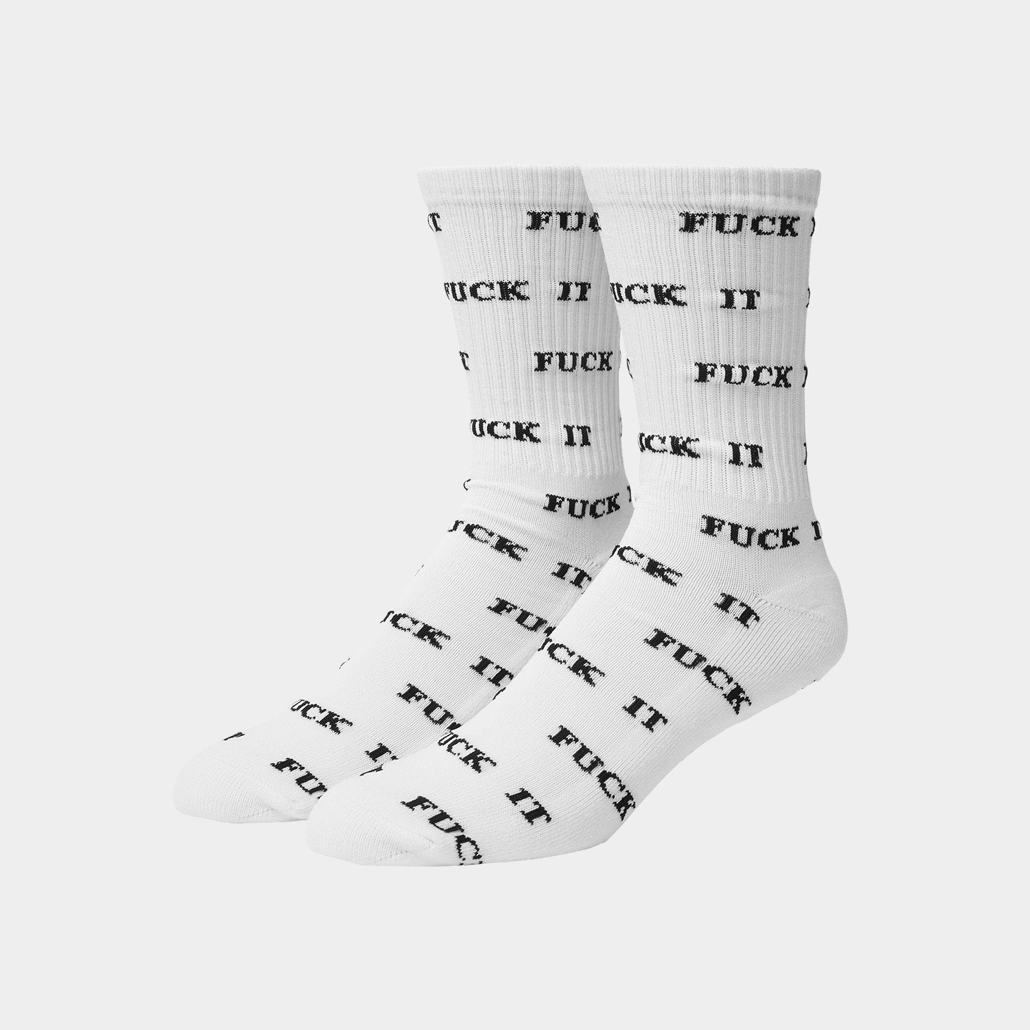 HUF (ハフ) Worldwide JP /SOCKS(ソックス)/ FUCK IT 3 PACK SOCKS商品 / WHITE/BLACK/HEATHER