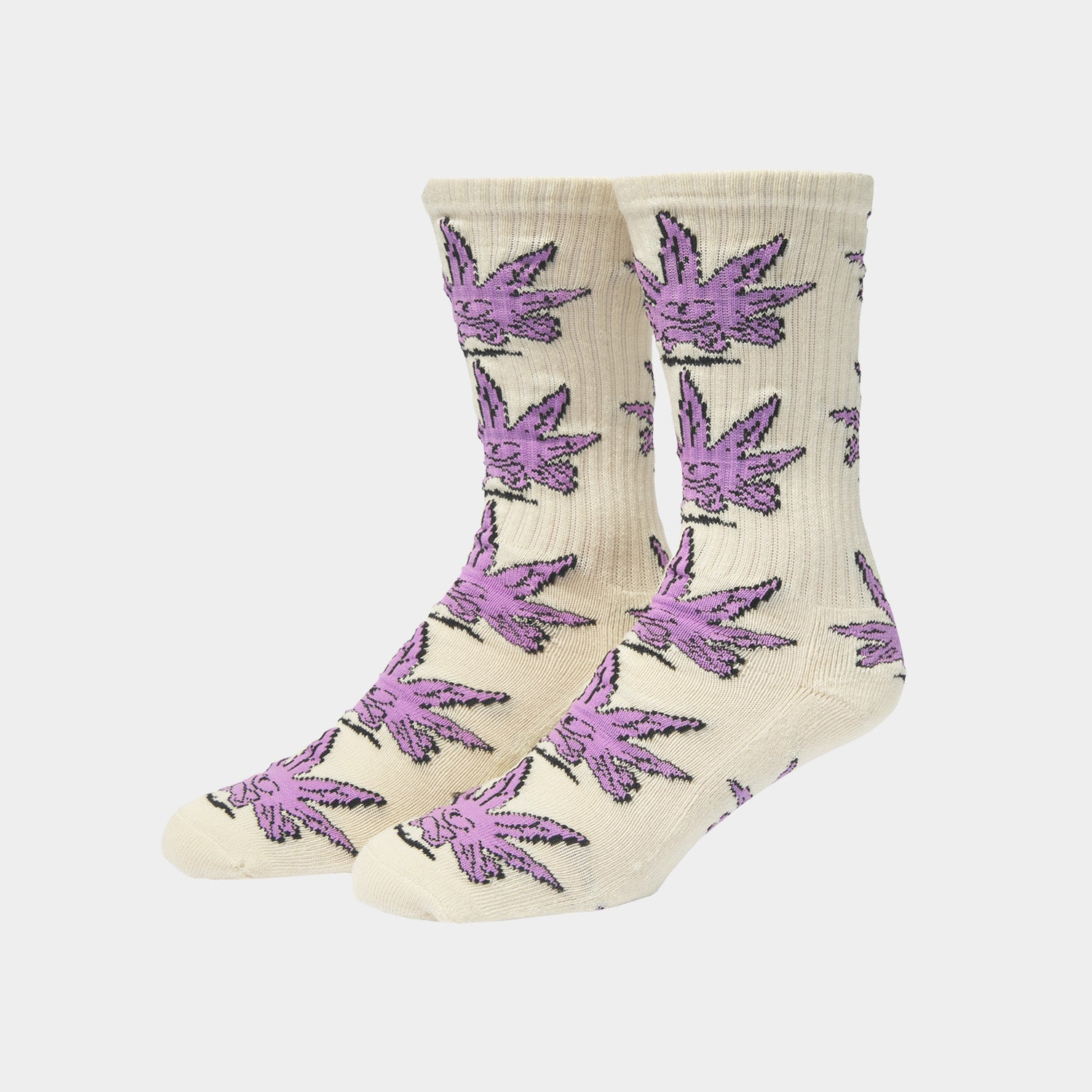 HUF (ハフ) Worldwide JP /SOCKS(ソックス)/ GREEN BUDDY MEDITATION SOCKS商品 / NATURAL