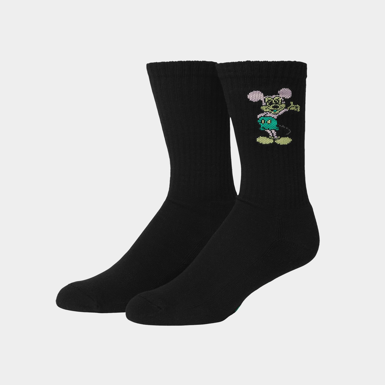 HUF (ハフ) Worldwide JP /SOCKS(ソックス)/ DISNEY | HUF MICKEY GREETINGS CREW SOCKS商品 / BLACK