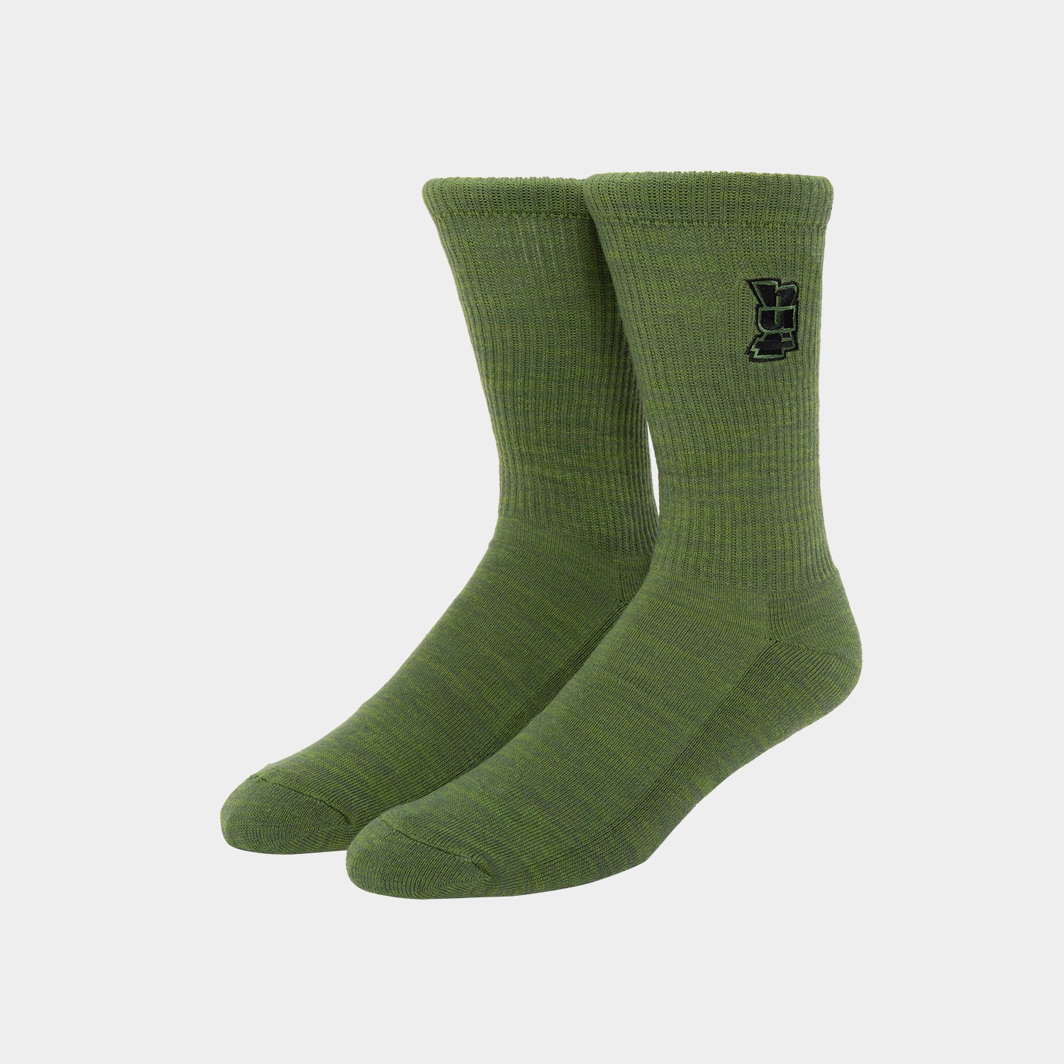 HUF (ハフ) Worldwide JP /SOCKS(ソックス)/ MEGABLAST MELANGE SOCKS商品 / OLIVE