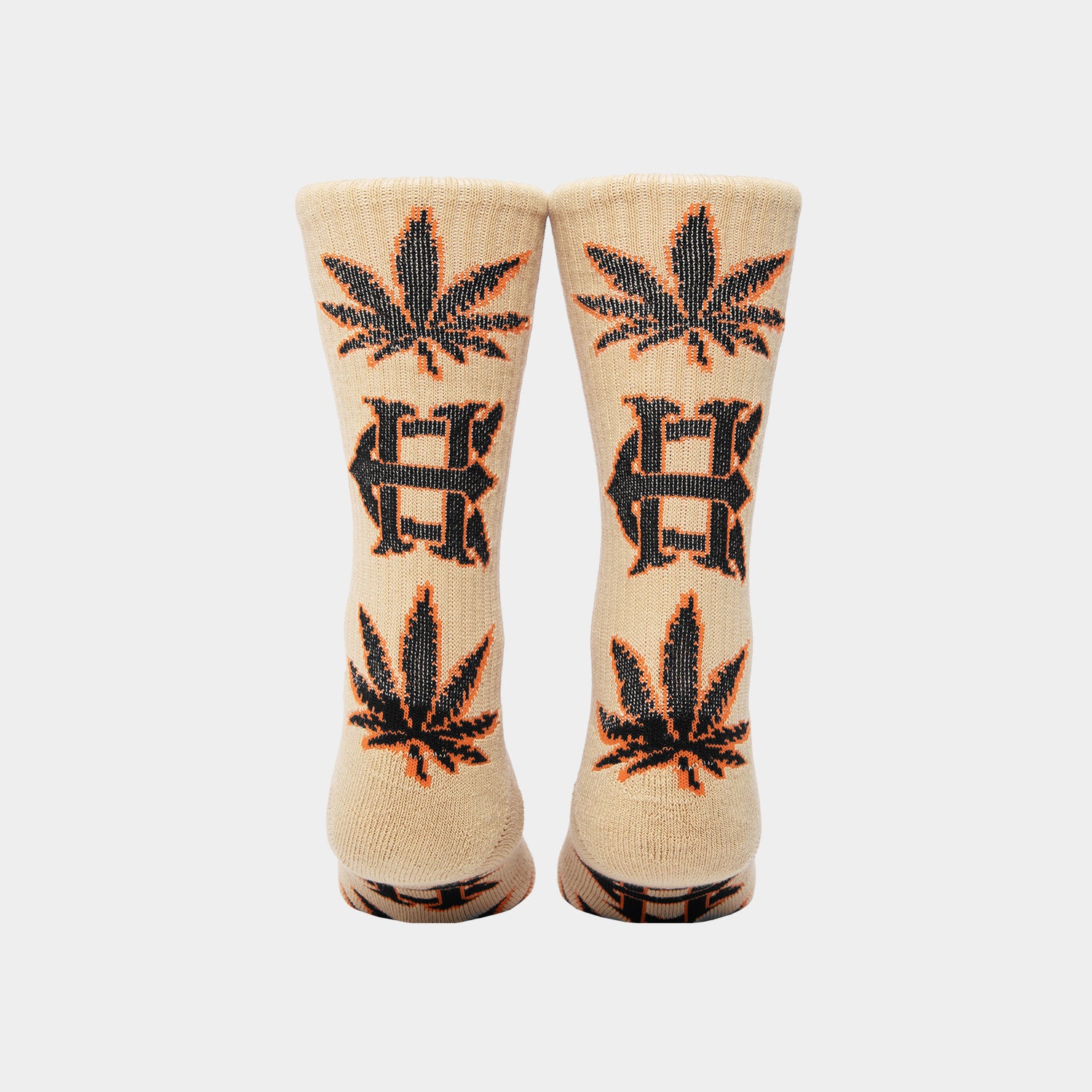 HUF (ハフ) Worldwide JP /SOCKS(ソックス)/ HUF X EVISEN SKATEBOARDS LOGO SOCKS商品 / BLACK