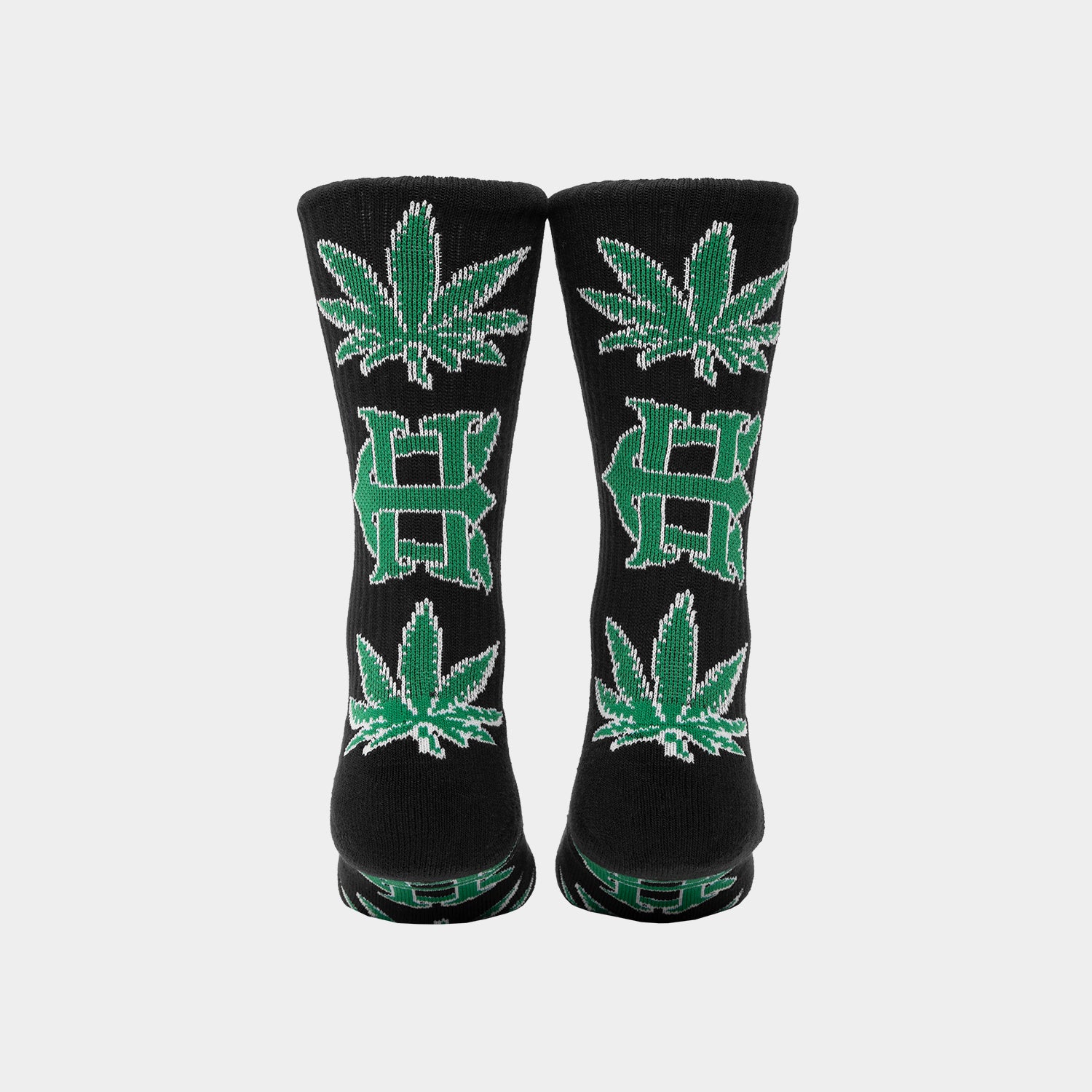 HUF (ハフ) Worldwide JP /SOCKS(ソックス)/ HUF X EVISEN SKATEBOARDS LOGO SOCKS商品 / BLACK