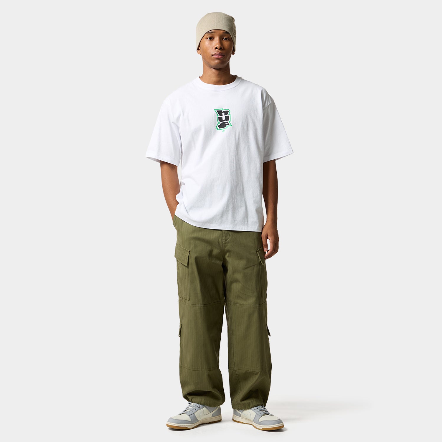HUF (ハフ) Worldwide JP /T-SHIRTS(Tシャツ)/ MEGABLAST MULTI TEE商品 / WHITE