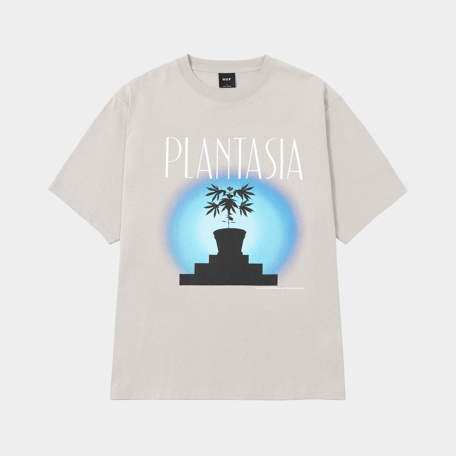 HUF (ハフ) Worldwide JP /T-SHIRTS(Tシャツ)/ PLANTASIA TEE商品 / VINTAGE BLACK