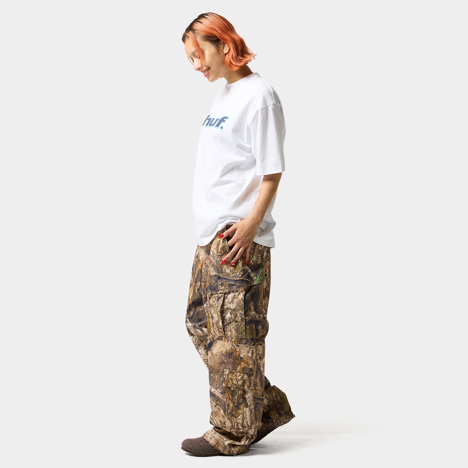 HUF (ハフ) Worldwide JP /T-SHIRTS(Tシャツ)/ H DOT TEE商品 / BLACK