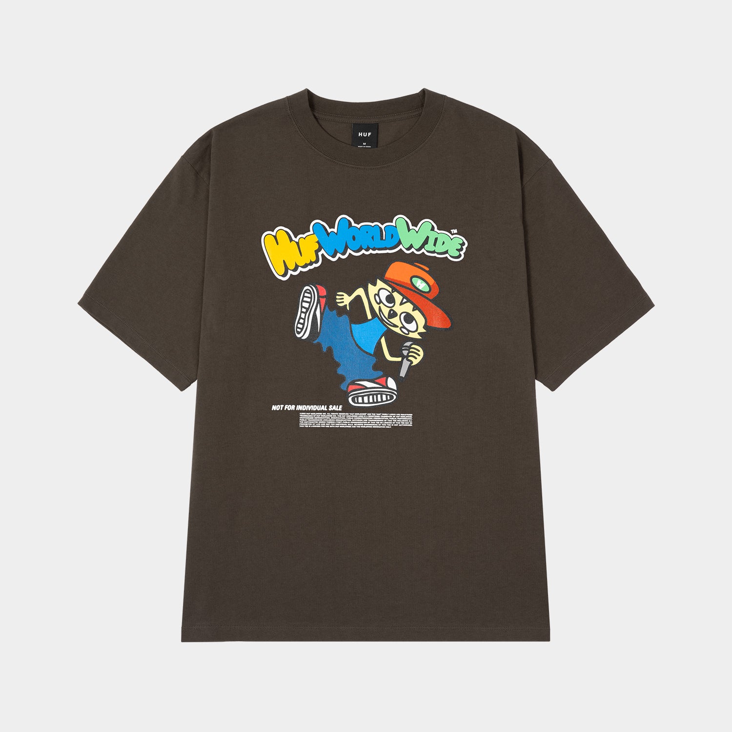 HUF (ハフ) Worldwide JP /T-SHIRTS(Tシャツ)/ CHOP KICK BLOCK TEE商品 / BISON
