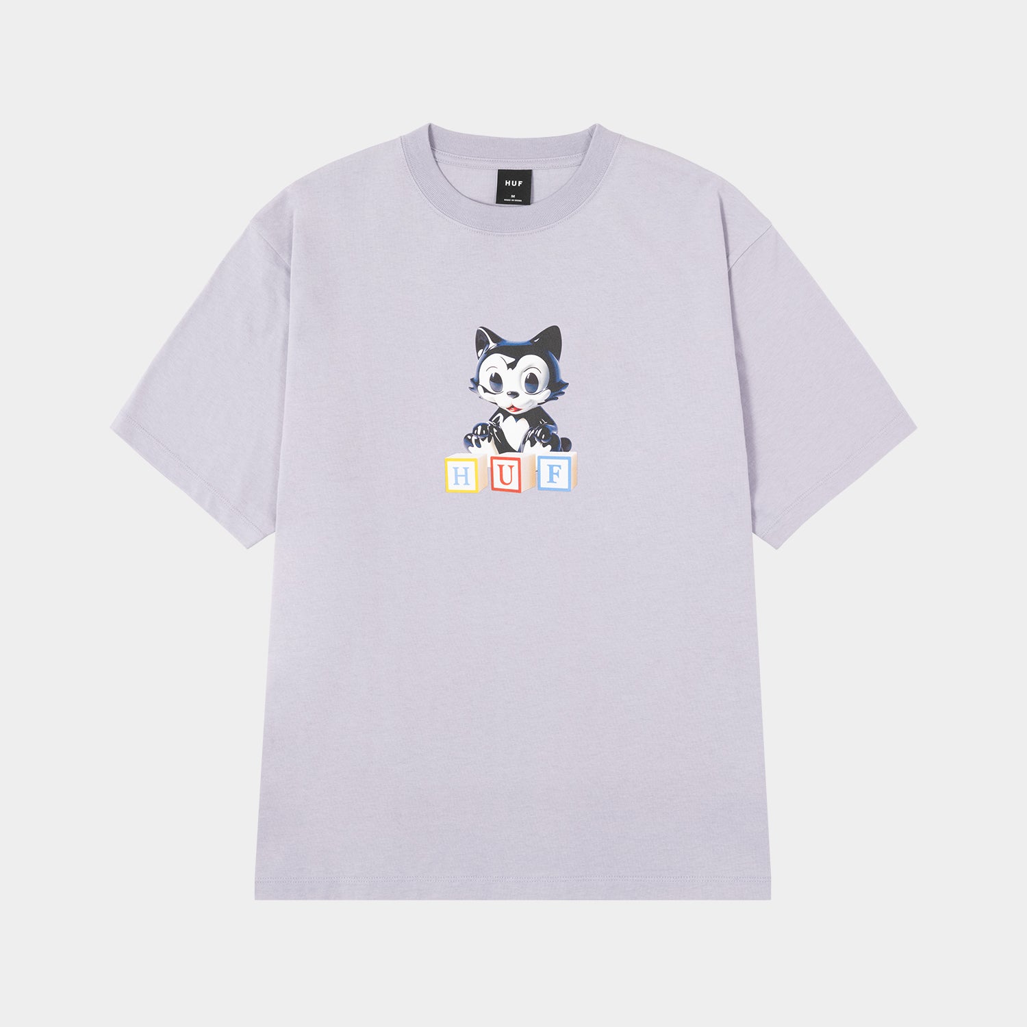 HUF (ハフ) Worldwide JP /T-SHIRTS(Tシャツ)/ BLOCKS TEE商品 / LILAC CHALK