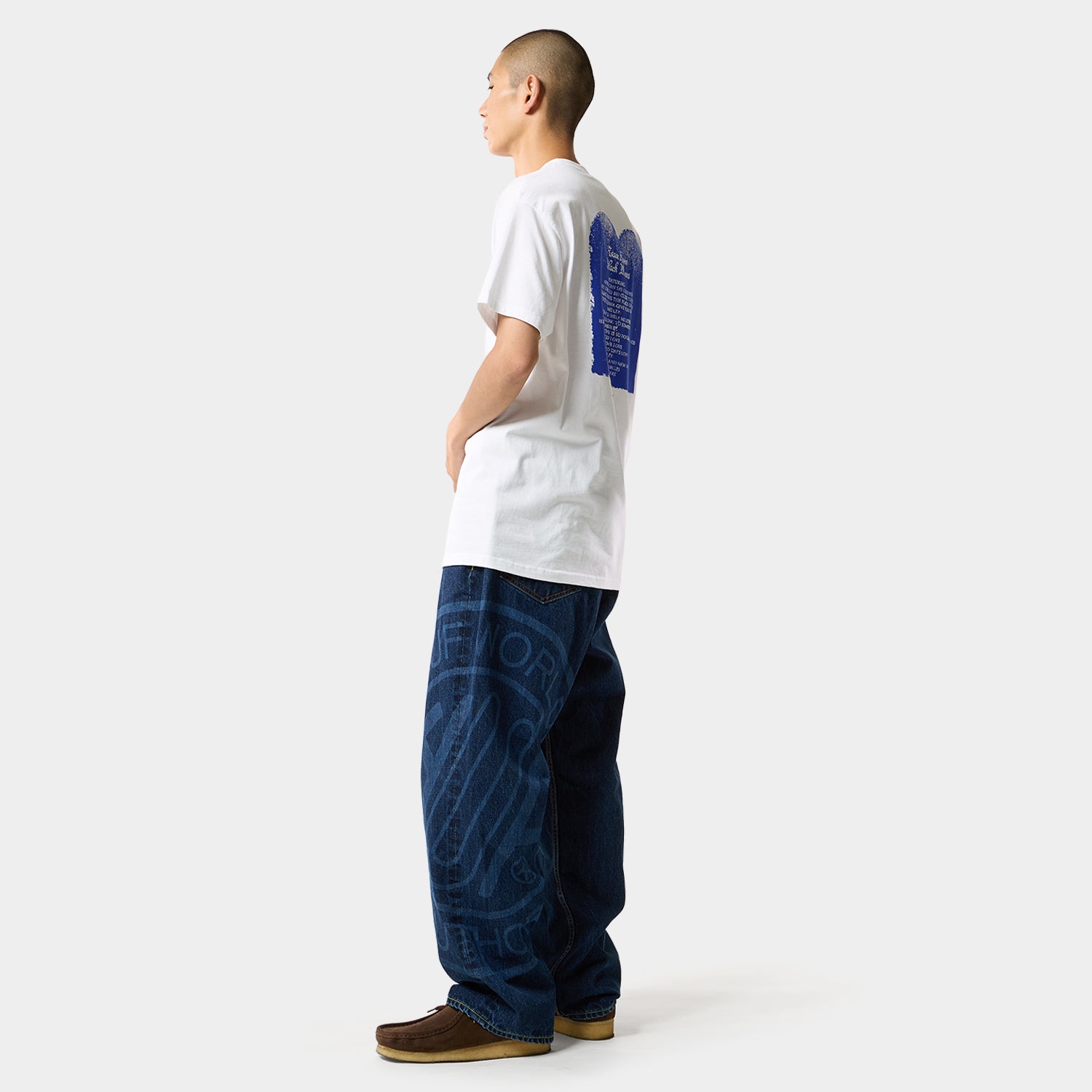HUF (ハフ) Worldwide JP /T-SHIRTS(Tシャツ)/ HUF X ISAAC HAYES BLACK MOSES HEAVYWEIGHT TEE商品 / WHITE