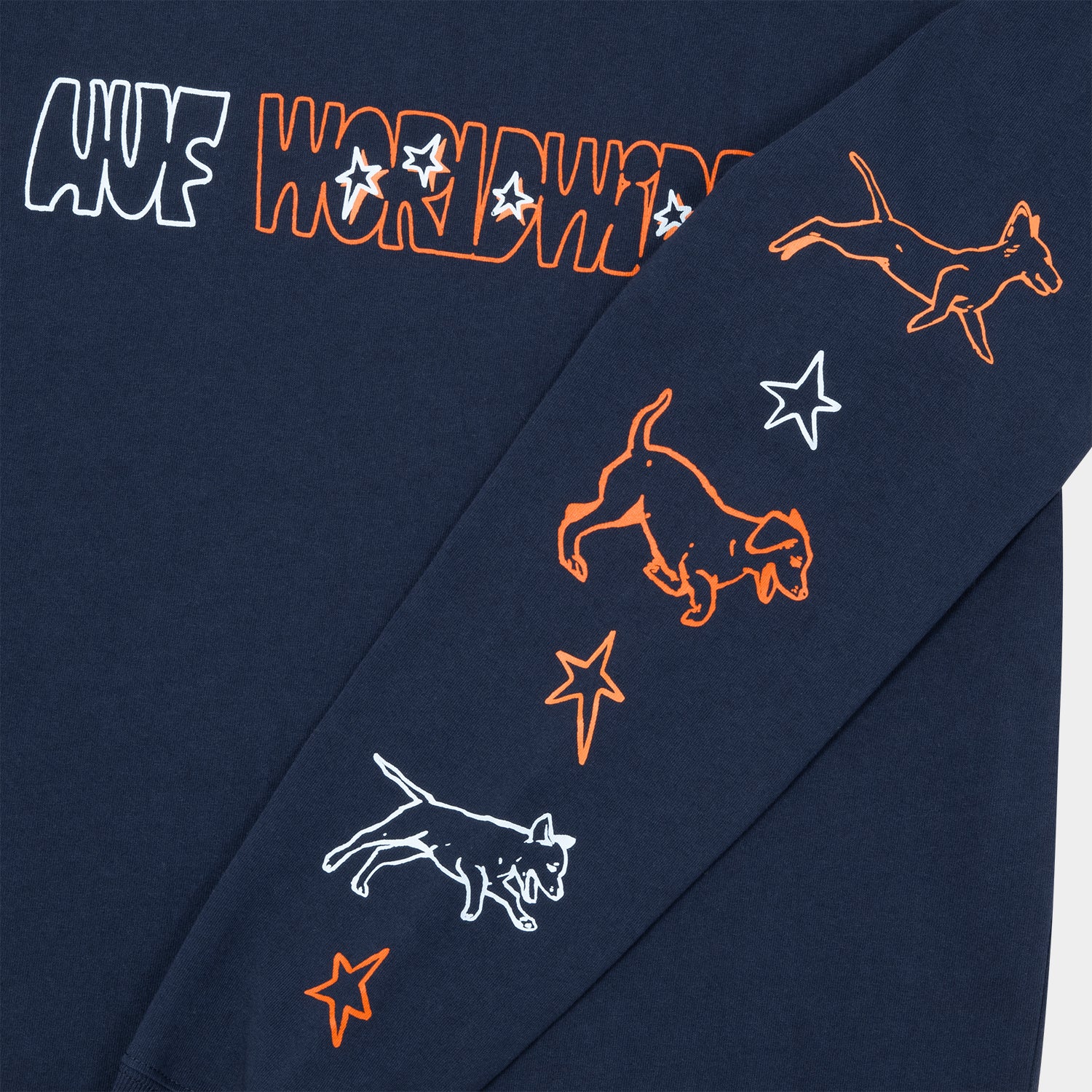 HUF (ハフ) Worldwide JP /T-SHIRTS(Tシャツ)/ FETCH LS TEE商品 / CHOCOLATE