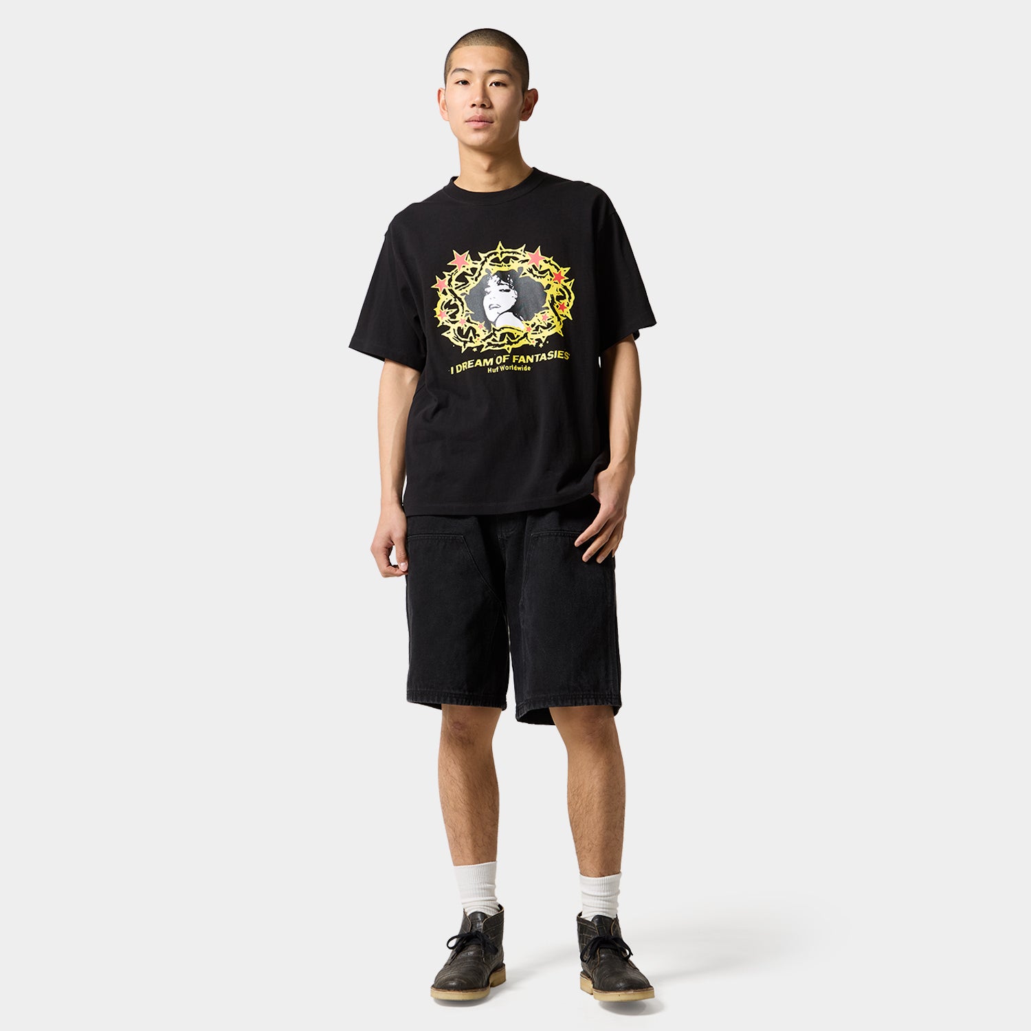 HUF (ハフ) Worldwide JP /T-SHIRTS(Tシャツ)/ FANTASIES TEE商品 / WHITE