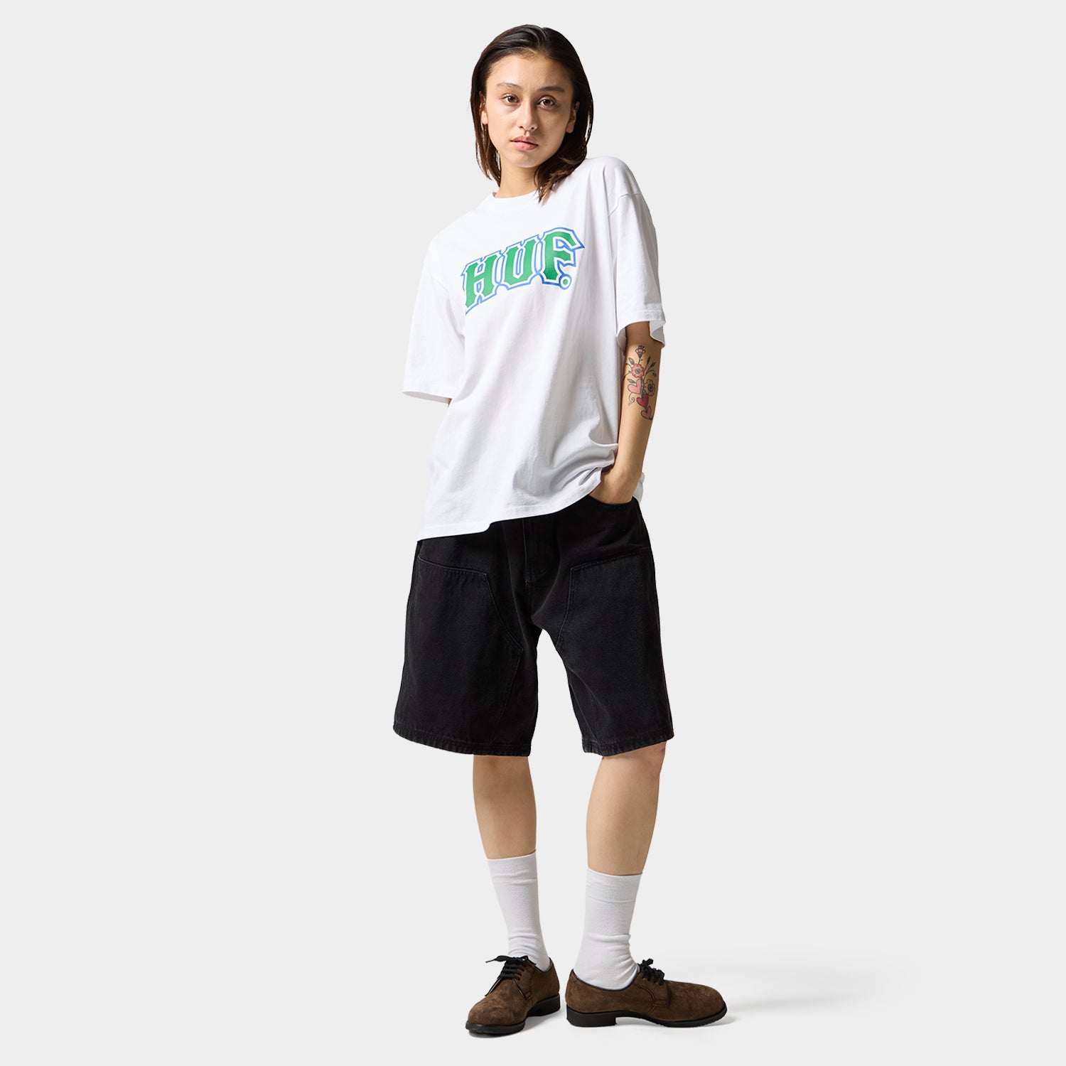 HUF (ハフ) Worldwide JP /T-SHIRTS(Tシャツ)/ CLASSIC ARCH TEE商品 / NAVY