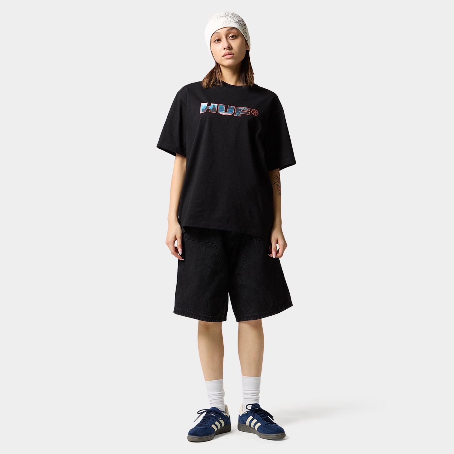 HUF (ハフ) Worldwide JP /T-SHIRTS(Tシャツ)/ FLIGHT PATH TEE商品 / BLACK