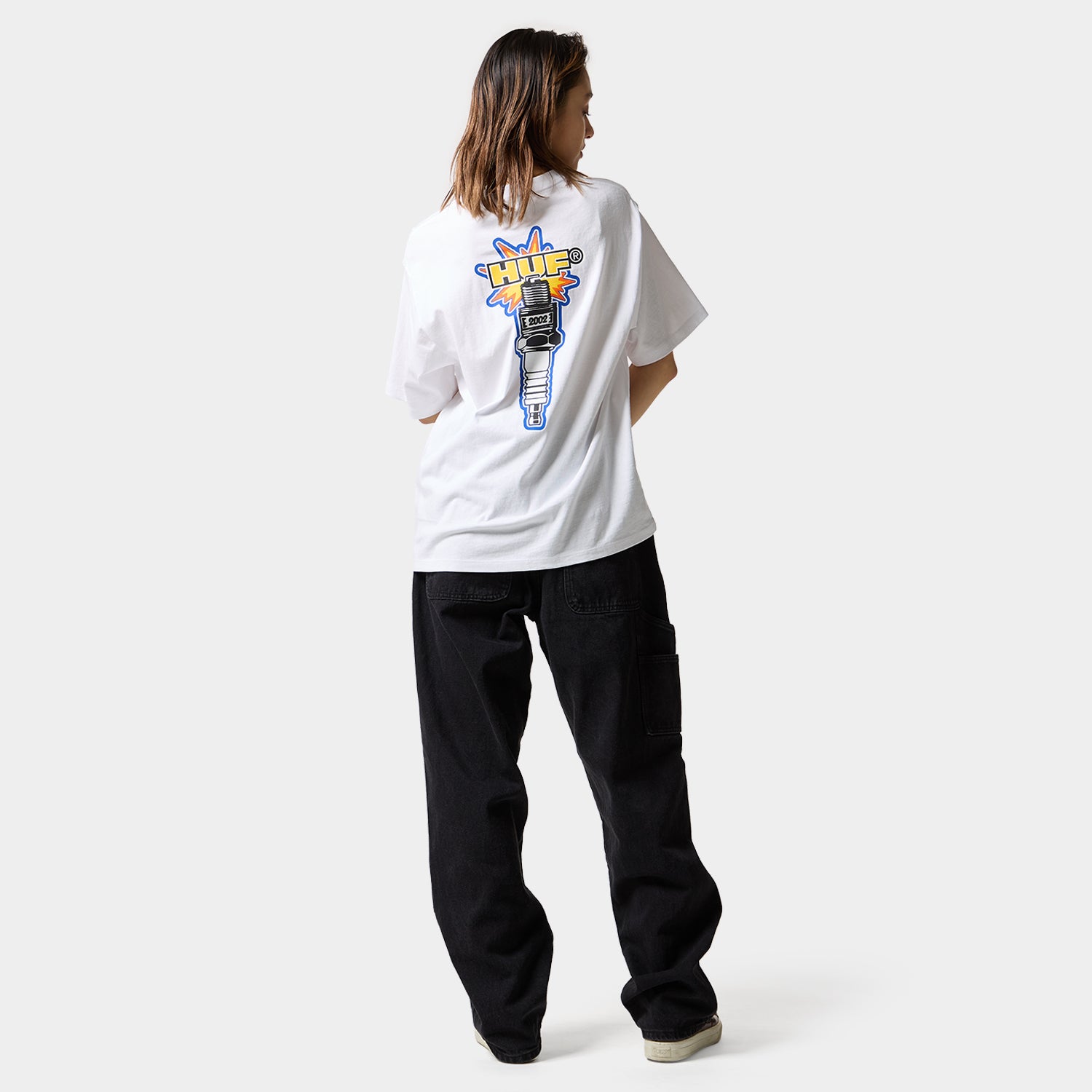 HUF (ハフ) Worldwide JP /T-SHIRTS(Tシャツ)/ SPARK IT UP TEE商品 / WHITE