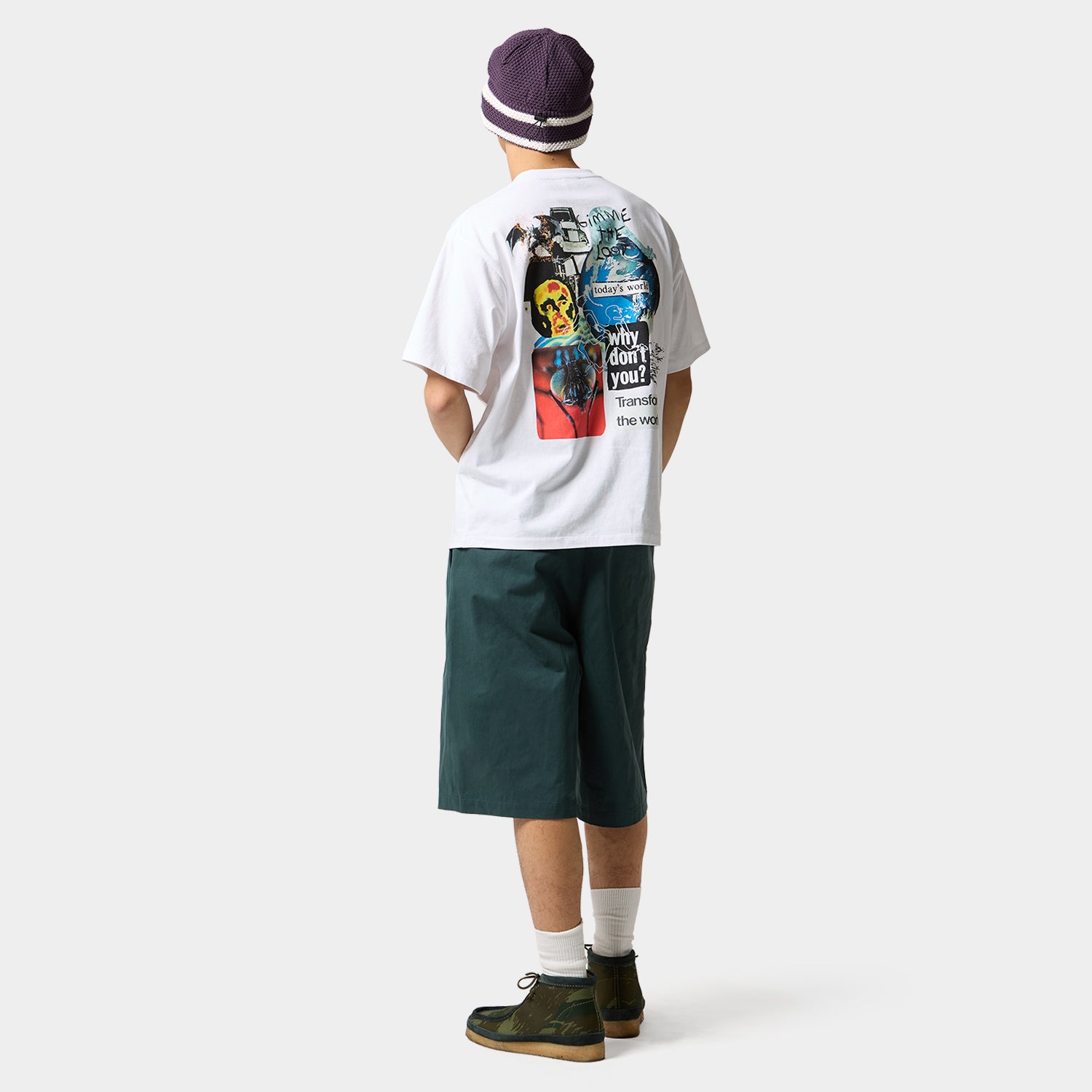 HUF (ハフ) Worldwide JP /T-SHIRTS(Tシャツ)/ GIMME THE LOOT TEE商品 / WHITE