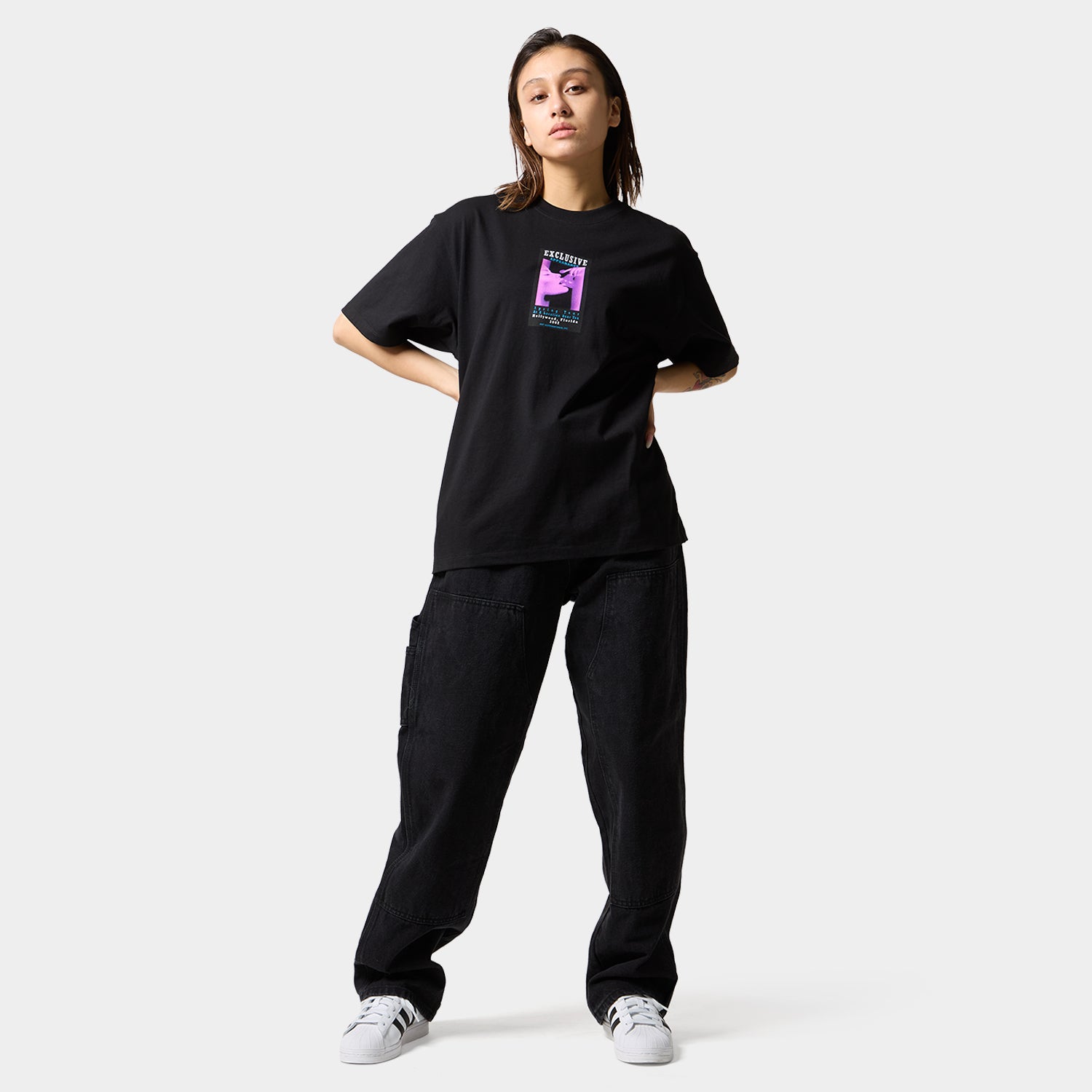 HUF (ハフ) Worldwide JP /T-SHIRTS(Tシャツ)/ EXCLUSIVE APPEARANCE TEE商品 / BLACK