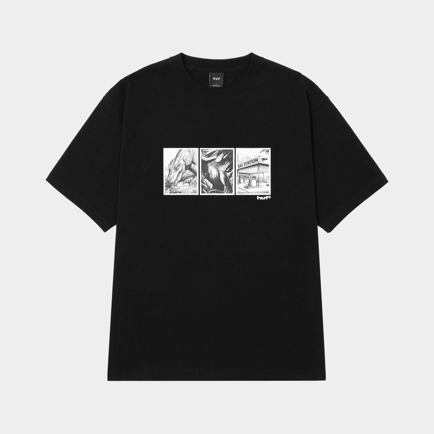 HUF (ハフ) Worldwide JP /T-SHIRTS(Tシャツ)/ FOSSIL FUEL TEE商品 / CUCUMBER