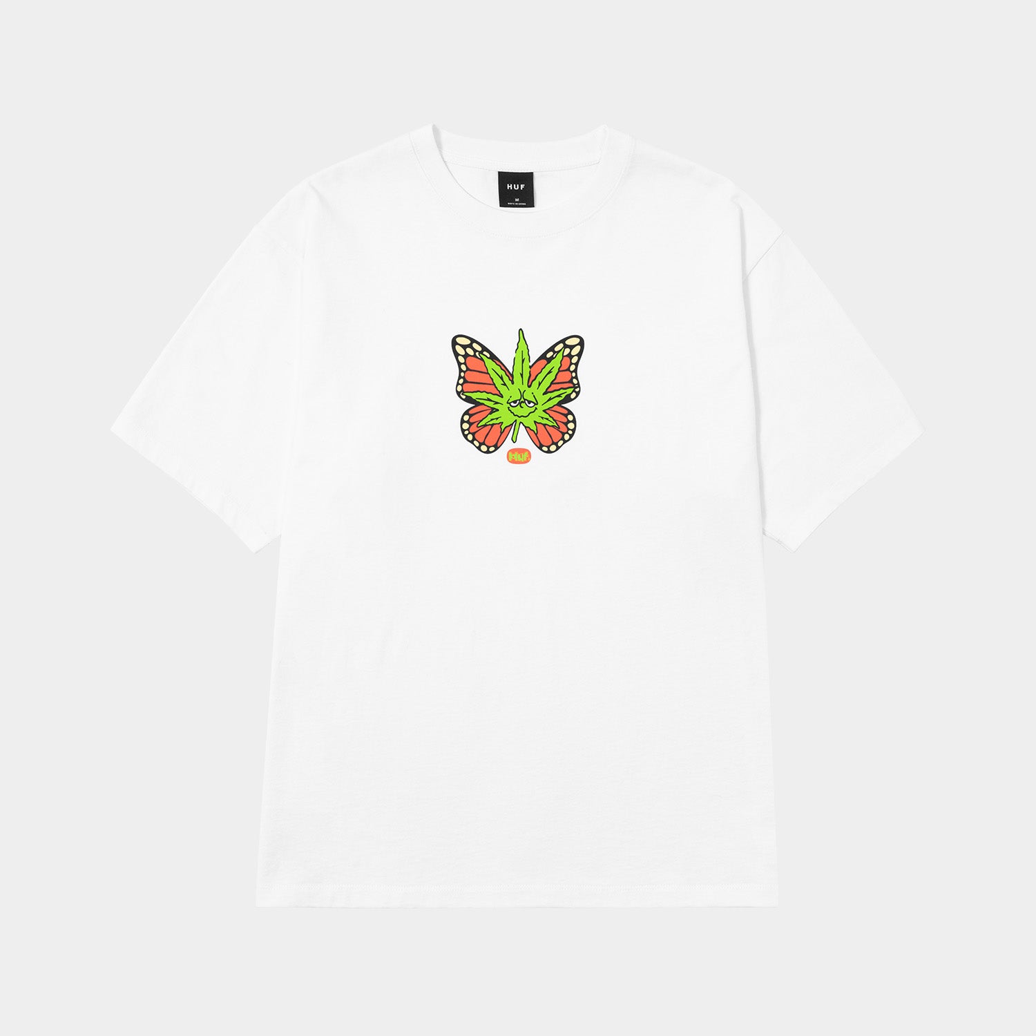 HUF (ハフ) Worldwide JP /T-SHIRTS(Tシャツ)/ GREEN BUDDERFLY TEE商品 / LT ORANGE