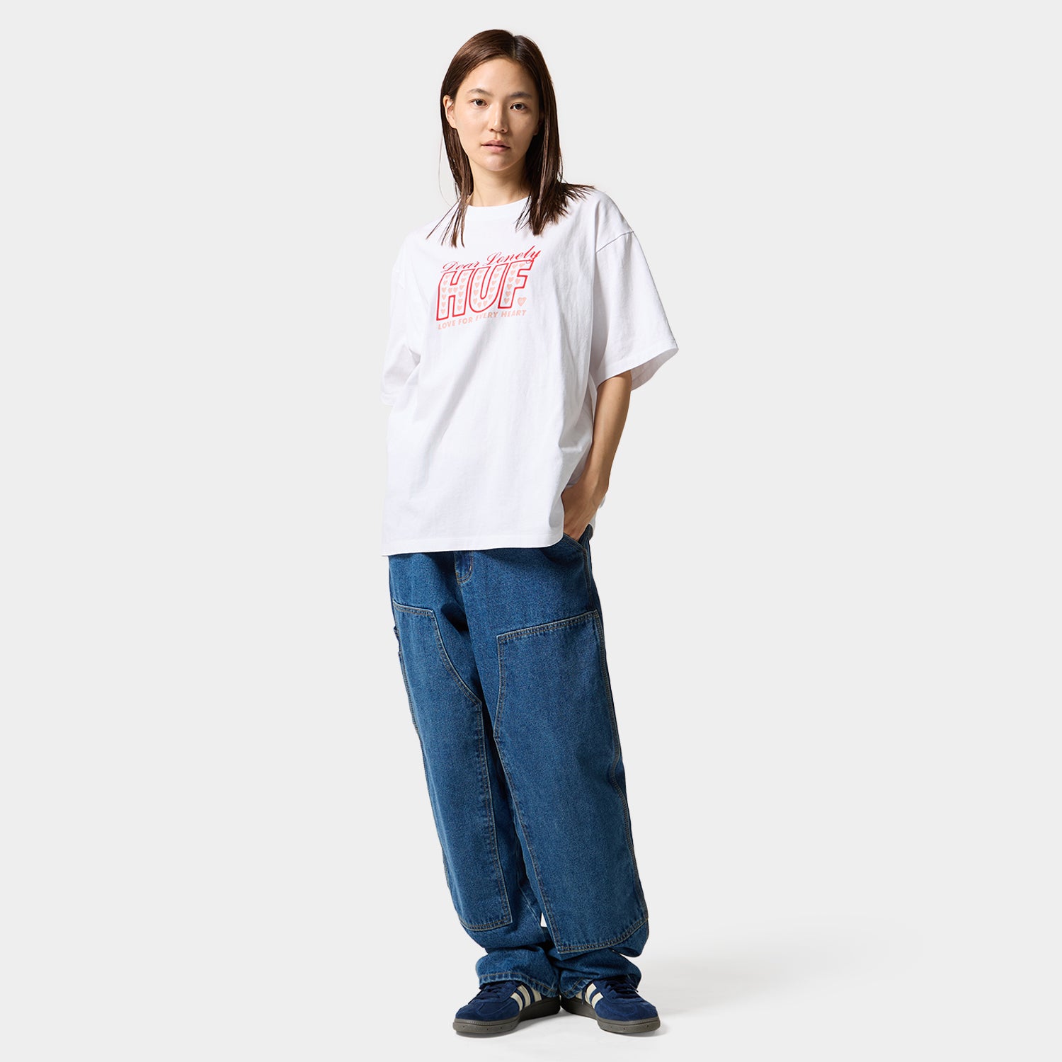 HUF (ハフ) Worldwide JP /T-SHIRTS(Tシャツ)/ LONELY HEARTS TEE商品 / WHITE