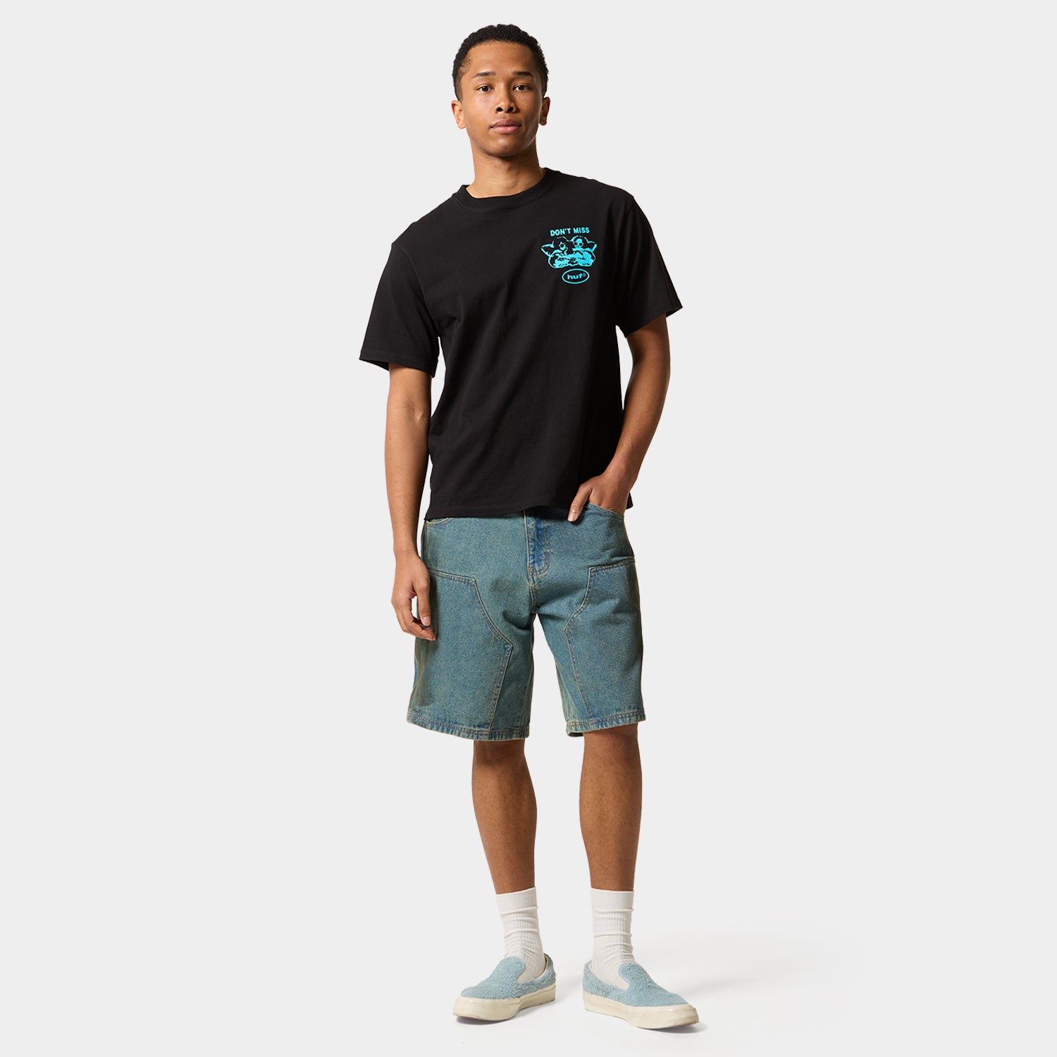 HUF (ハフ) Worldwide JP /T-SHIRTS(Tシャツ)/ AFTER MIDNIGHT TEE商品 / WHITE