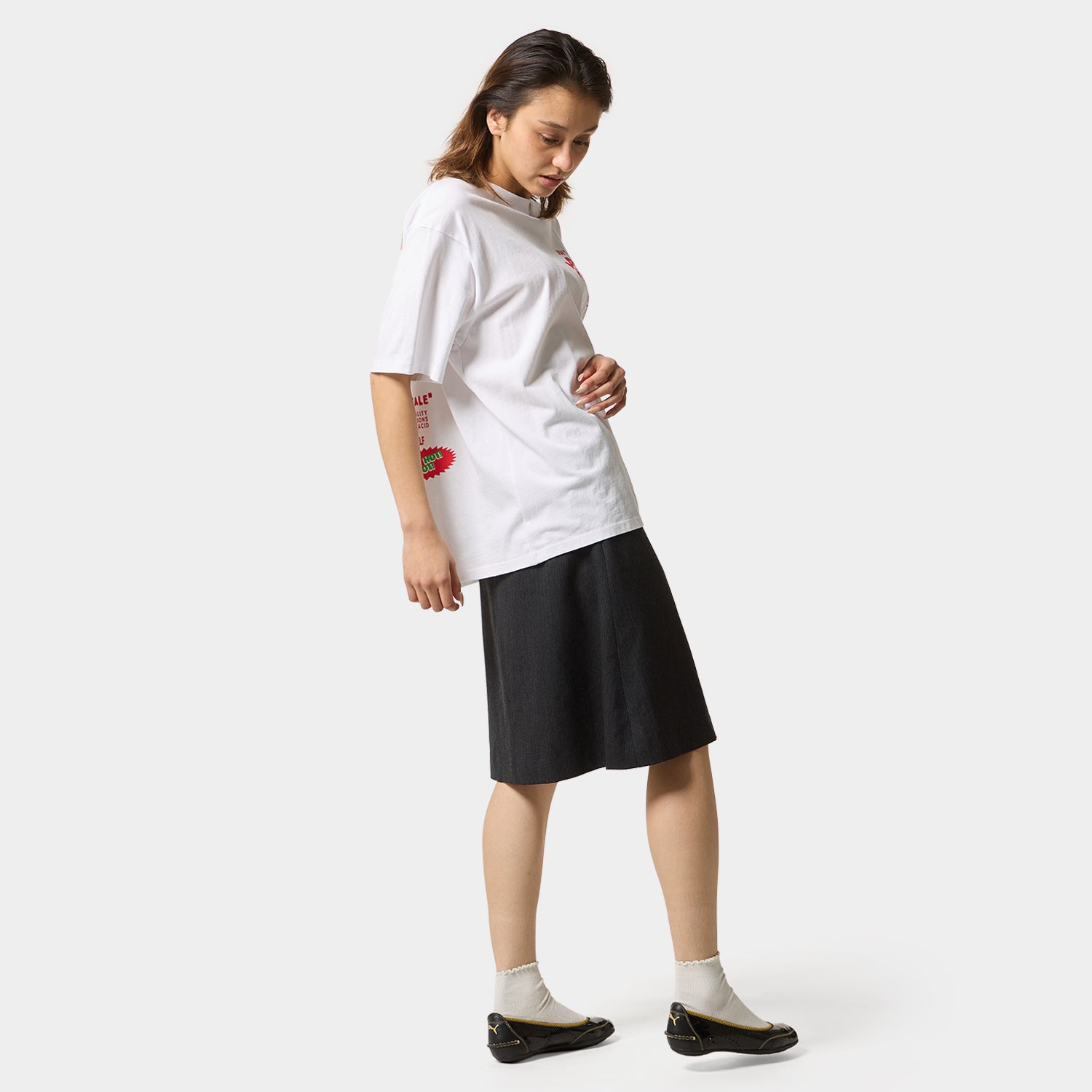 HUF (ハフ) Worldwide JP /T-SHIRTS(Tシャツ)/ AFTER MIDNIGHT TEE商品 / WHITE