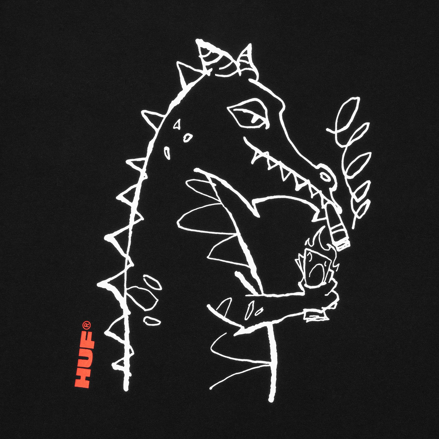 HUF (ハフ) Worldwide JP /T-SHIRTS(Tシャツ)/ CASH DRAGON TEE商品 / BLACK