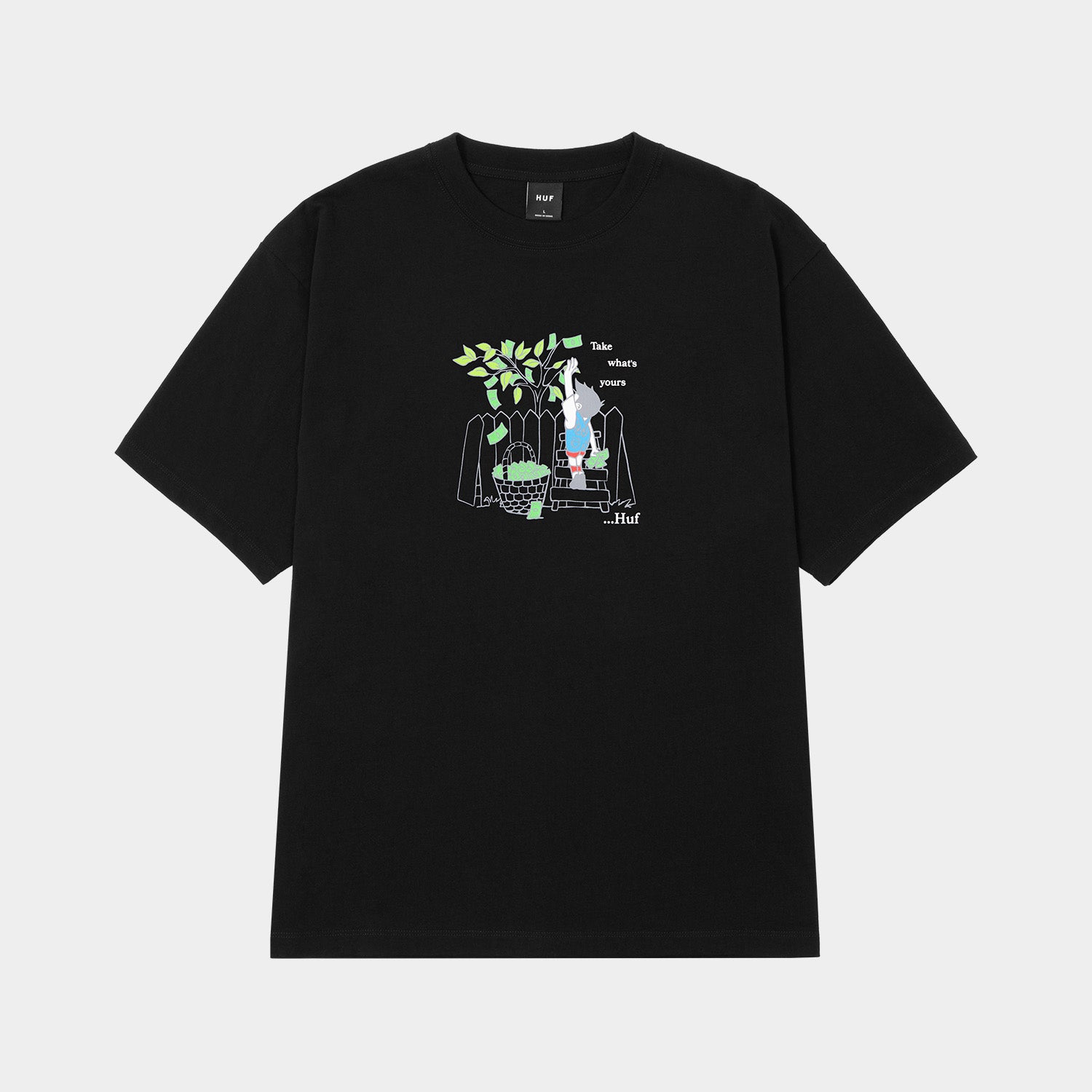 HUF (ハフ) Worldwide JP /T-SHIRTS(Tシャツ)/ TAKE YOURS TEE商品 / WHITE
