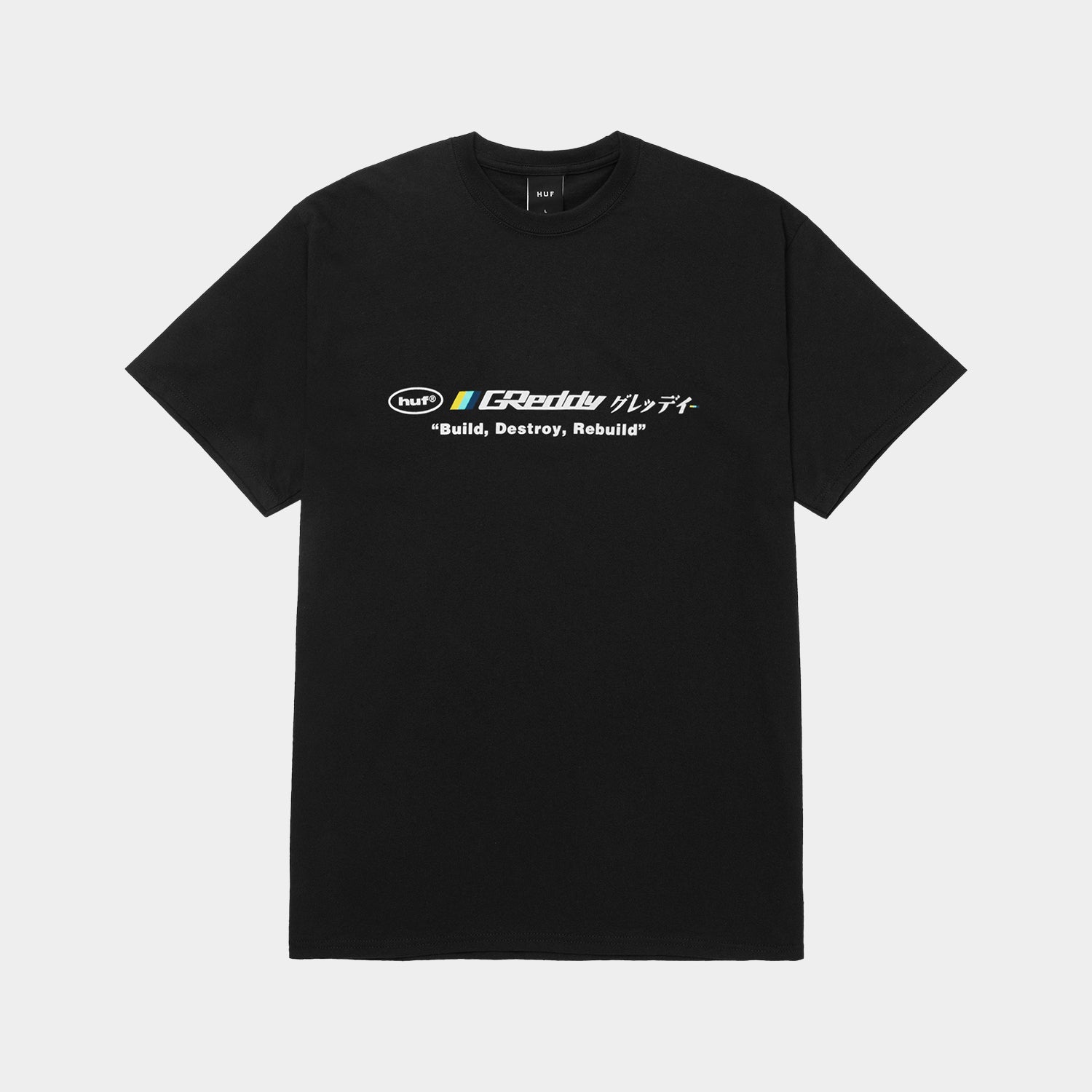 HUF (ハフ) Worldwide JP /T-SHIRTS(Tシャツ)/ HUF X GREDDY MOTORS TEE商品 / BLACK