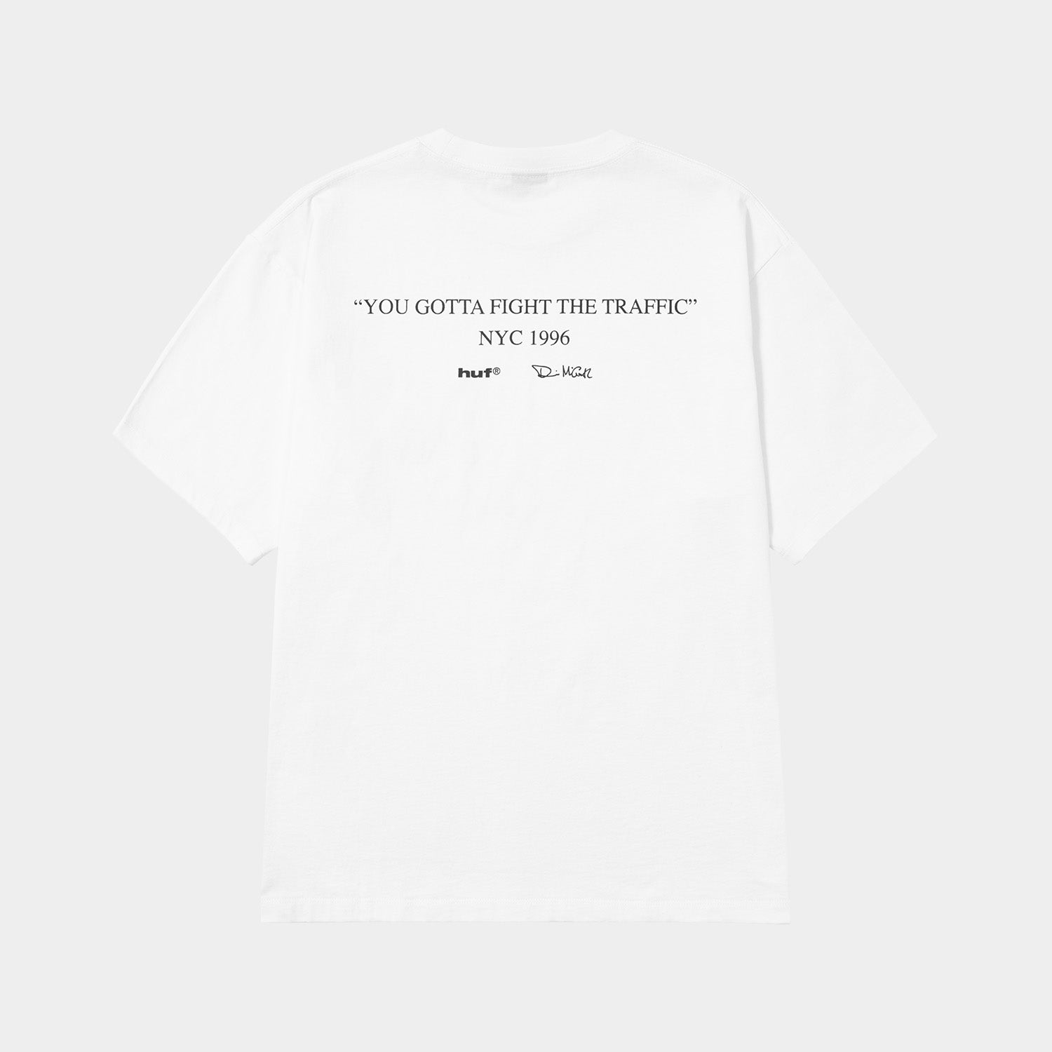 HUF (ハフ) Worldwide JP /T-SHIRTS(Tシャツ)/ FIGHT THE TRAFFIC TEE商品 / WHITE