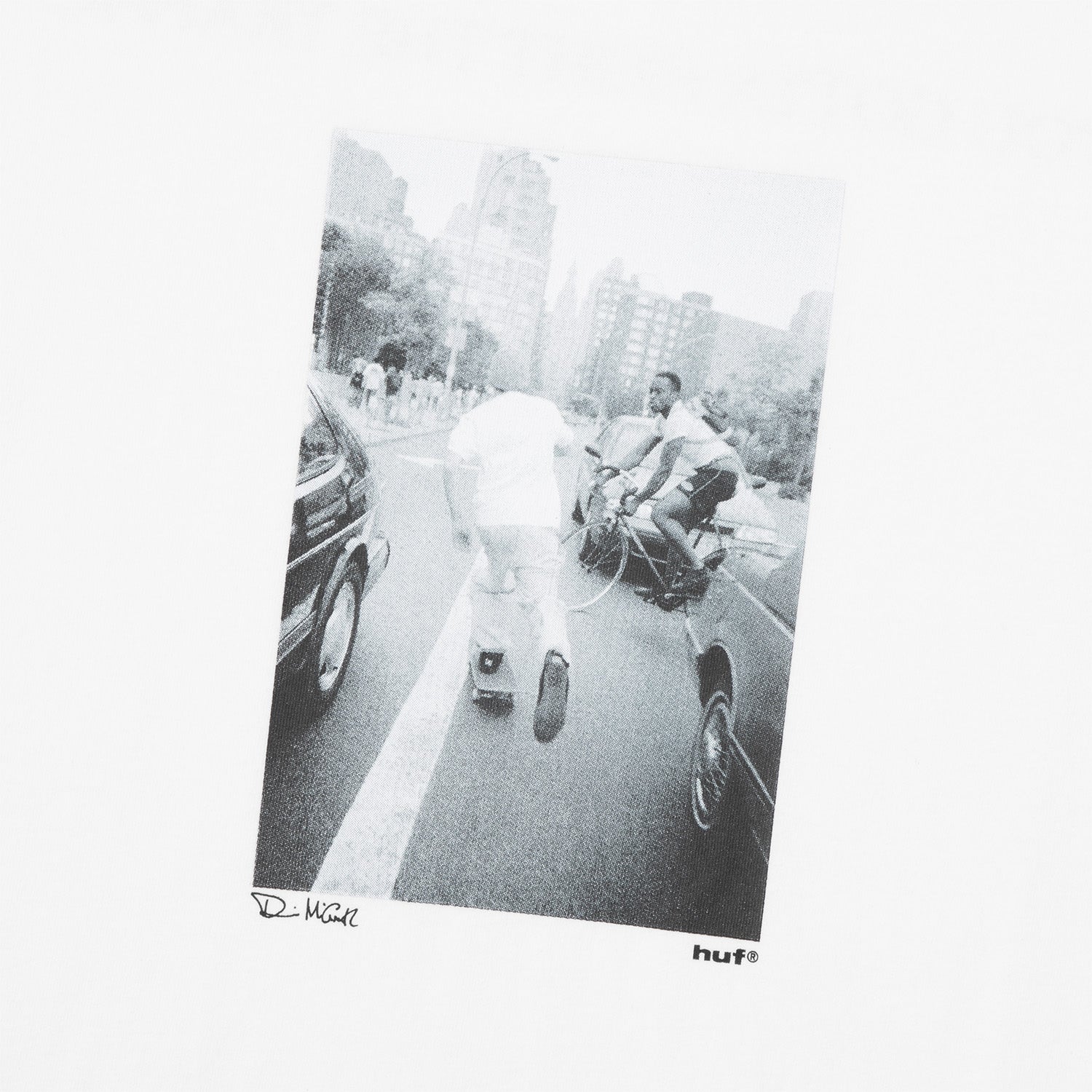 HUF (ハフ) Worldwide JP /T-SHIRTS(Tシャツ)/ FIGHT THE TRAFFIC TEE商品 / WHITE