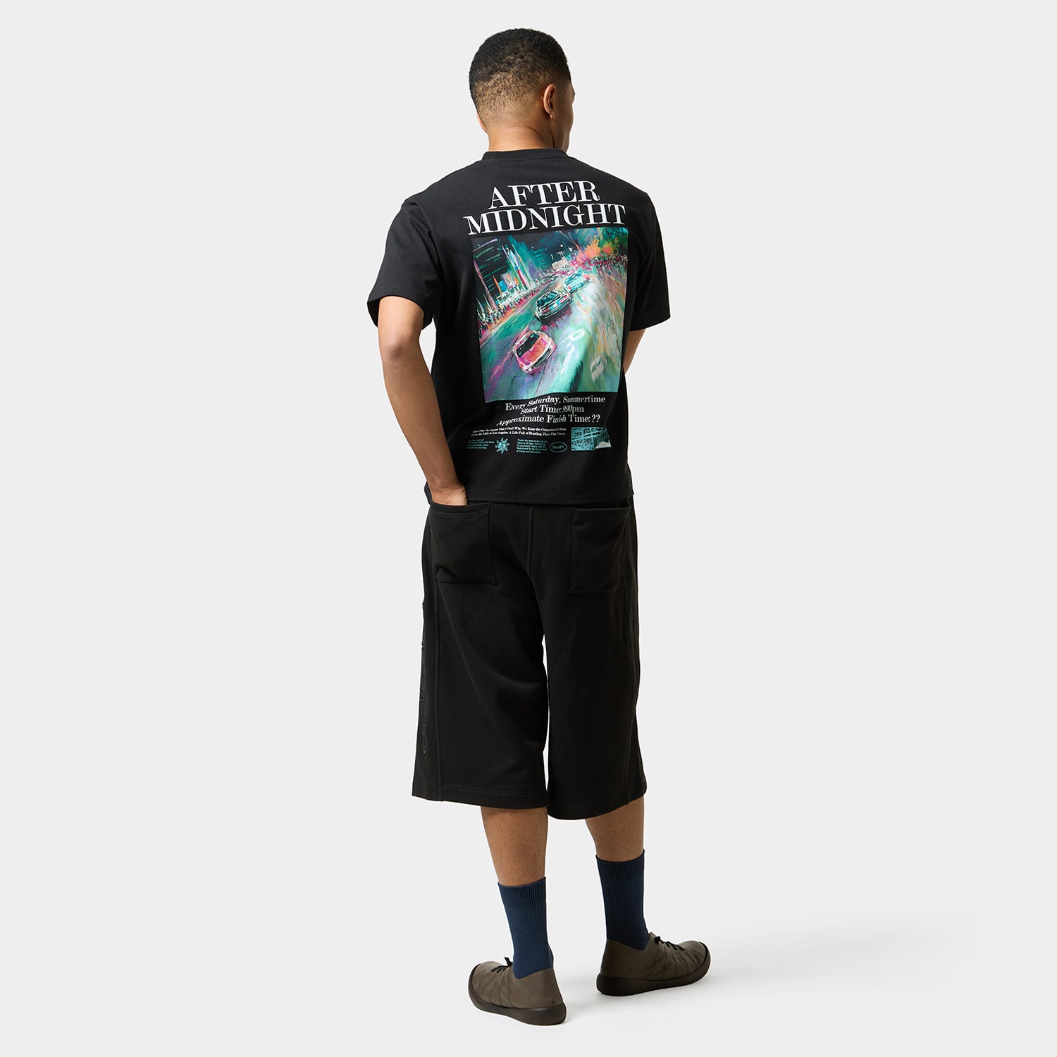 HUF (ハフ) Worldwide JP /T-SHIRTS(Tシャツ)/ AFTER MIDNIGHT TEE商品 / WHITE