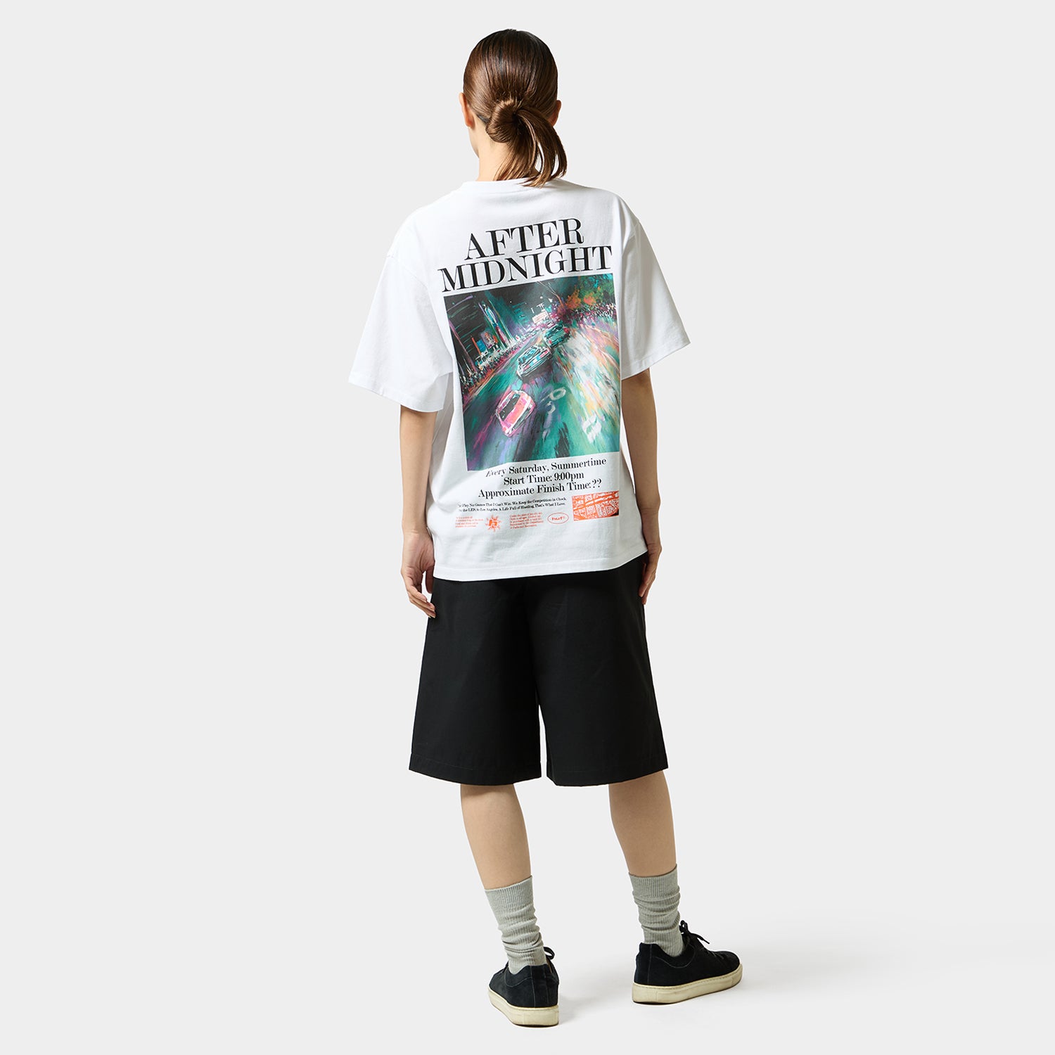 HUF (ハフ) Worldwide JP /T-SHIRTS(Tシャツ)/ AFTER MIDNIGHT TEE商品 / WHITE