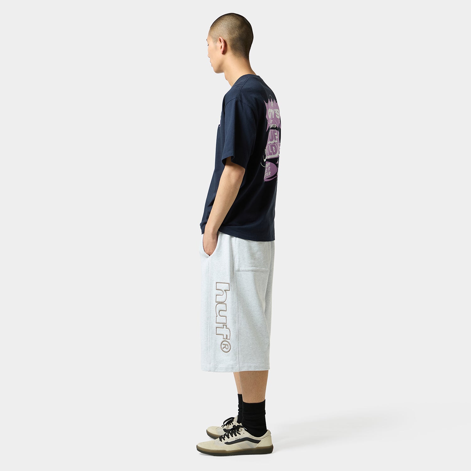 HUF (ハフ) Worldwide JP /T-SHIRTS(Tシャツ)/ YADAMEAN TEE商品 / NAVY
