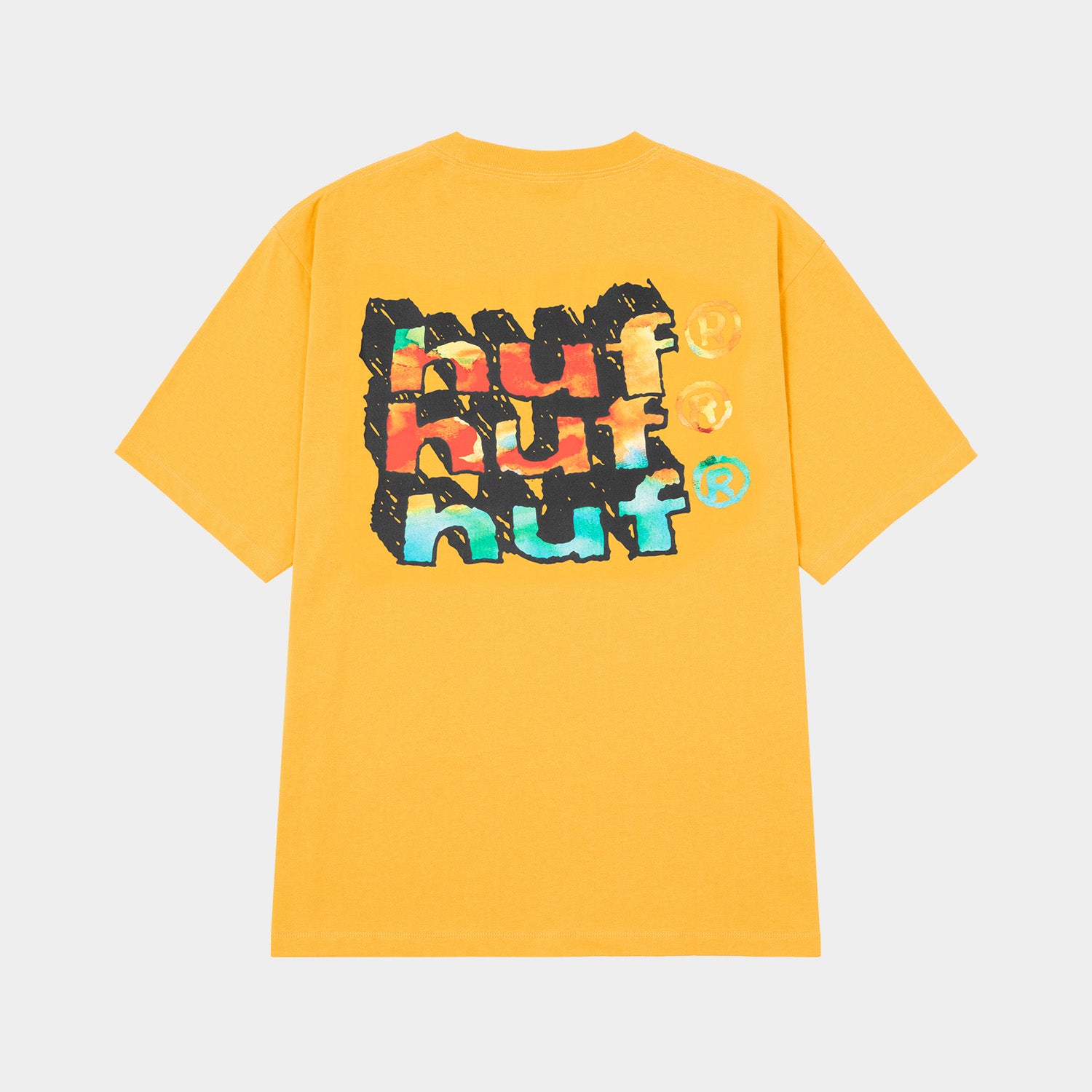 HUF (ハフ) Worldwide JP /T-SHIRTS(Tシャツ)/ HAND STACKED TEE商品 / MUSTARD