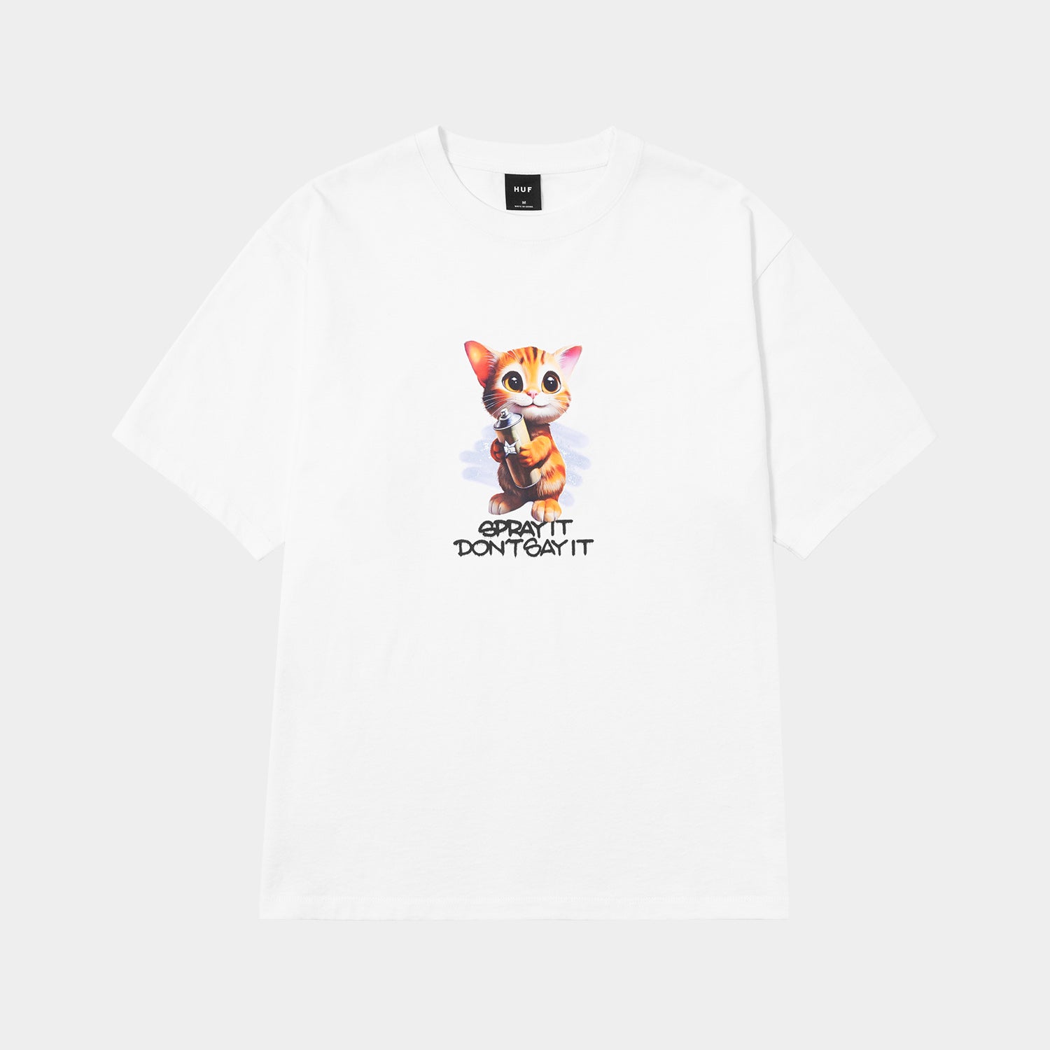 HUF (ハフ) Worldwide JP /T-SHIRTS(Tシャツ)/ SPRAY IT TEE商品 / BLACK